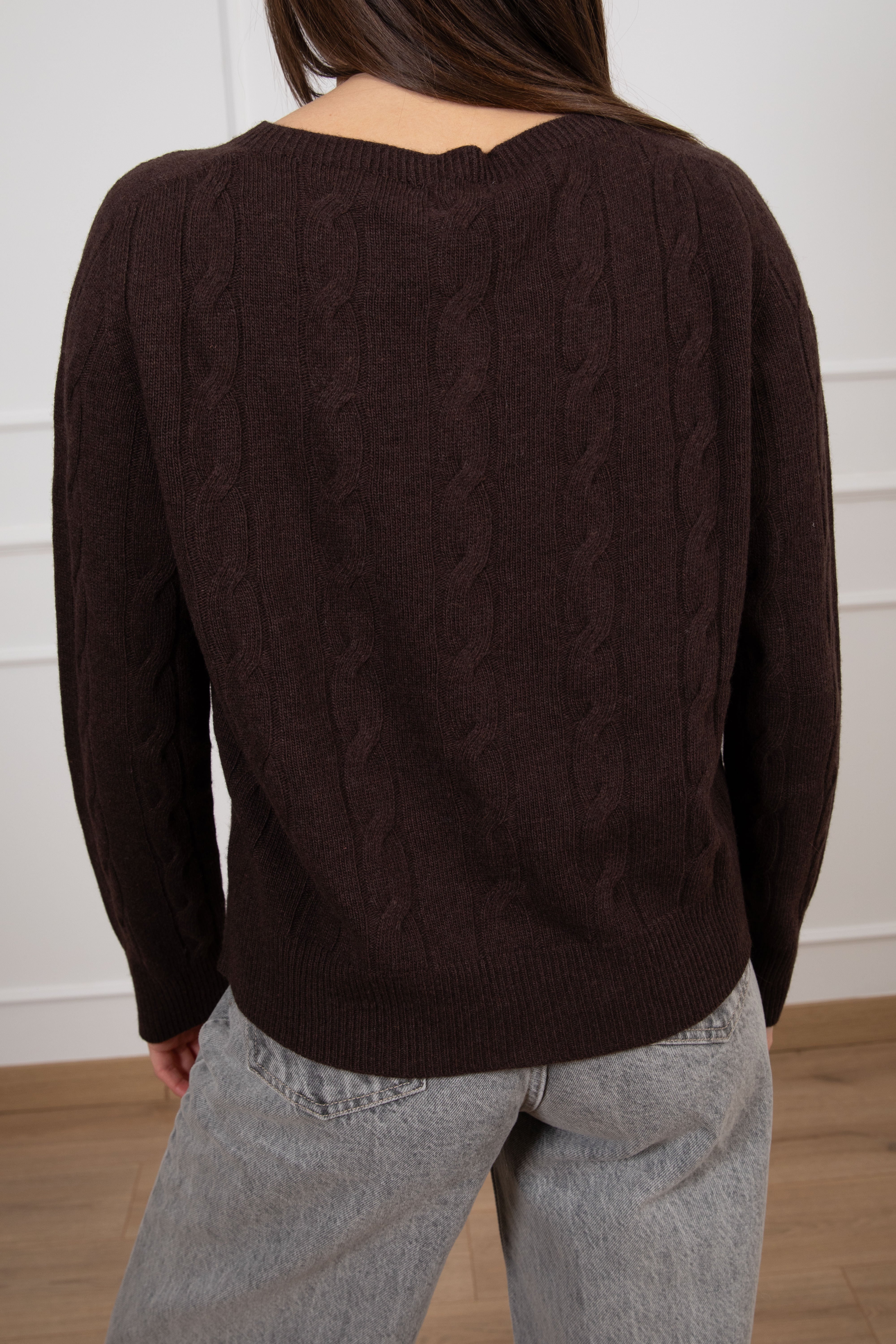 Pull treccia piatta ViCOLO