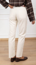 Jeans boot cut color elasticizzato variante panna Tensione IN