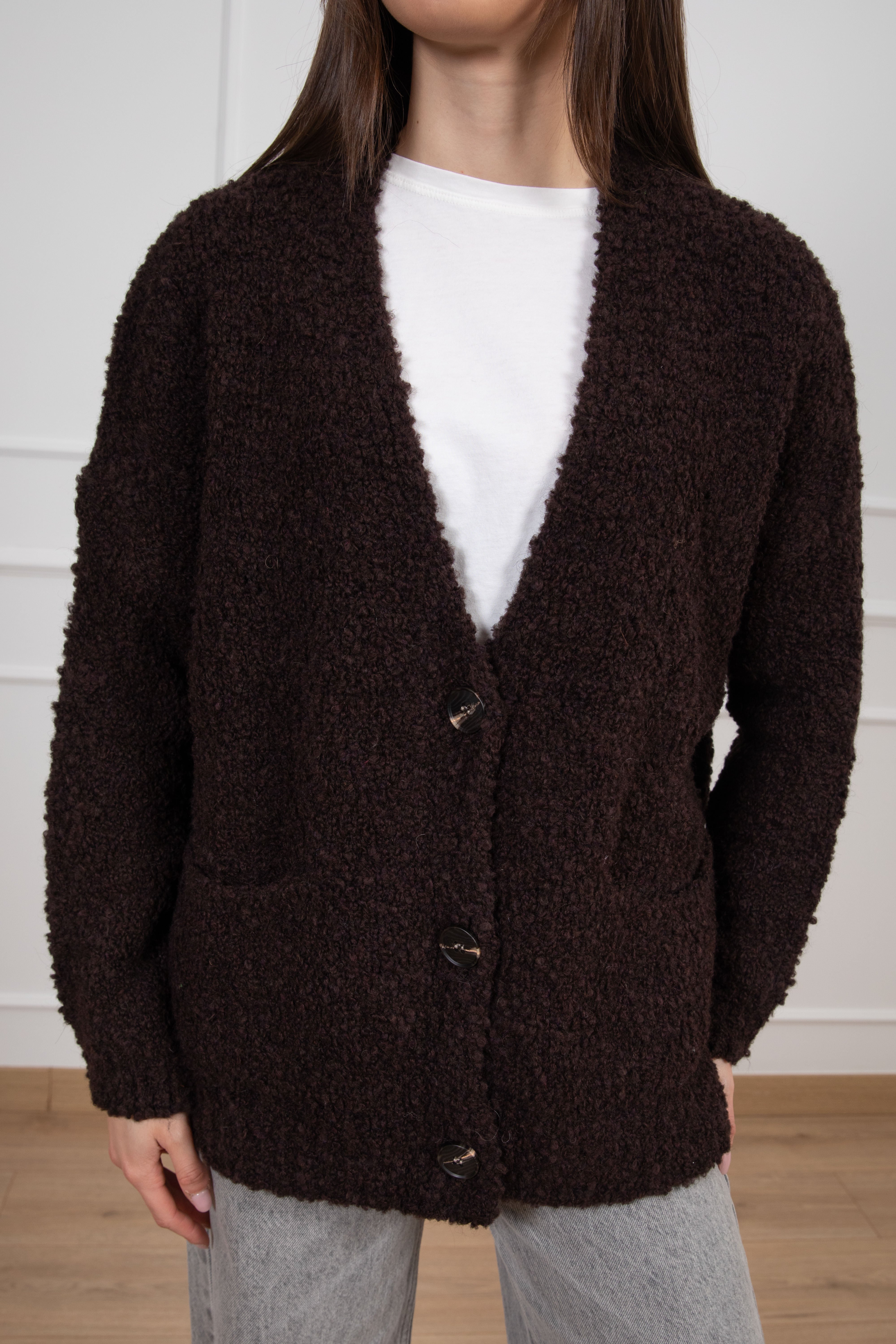 Cardigan bouclé Susy Mix