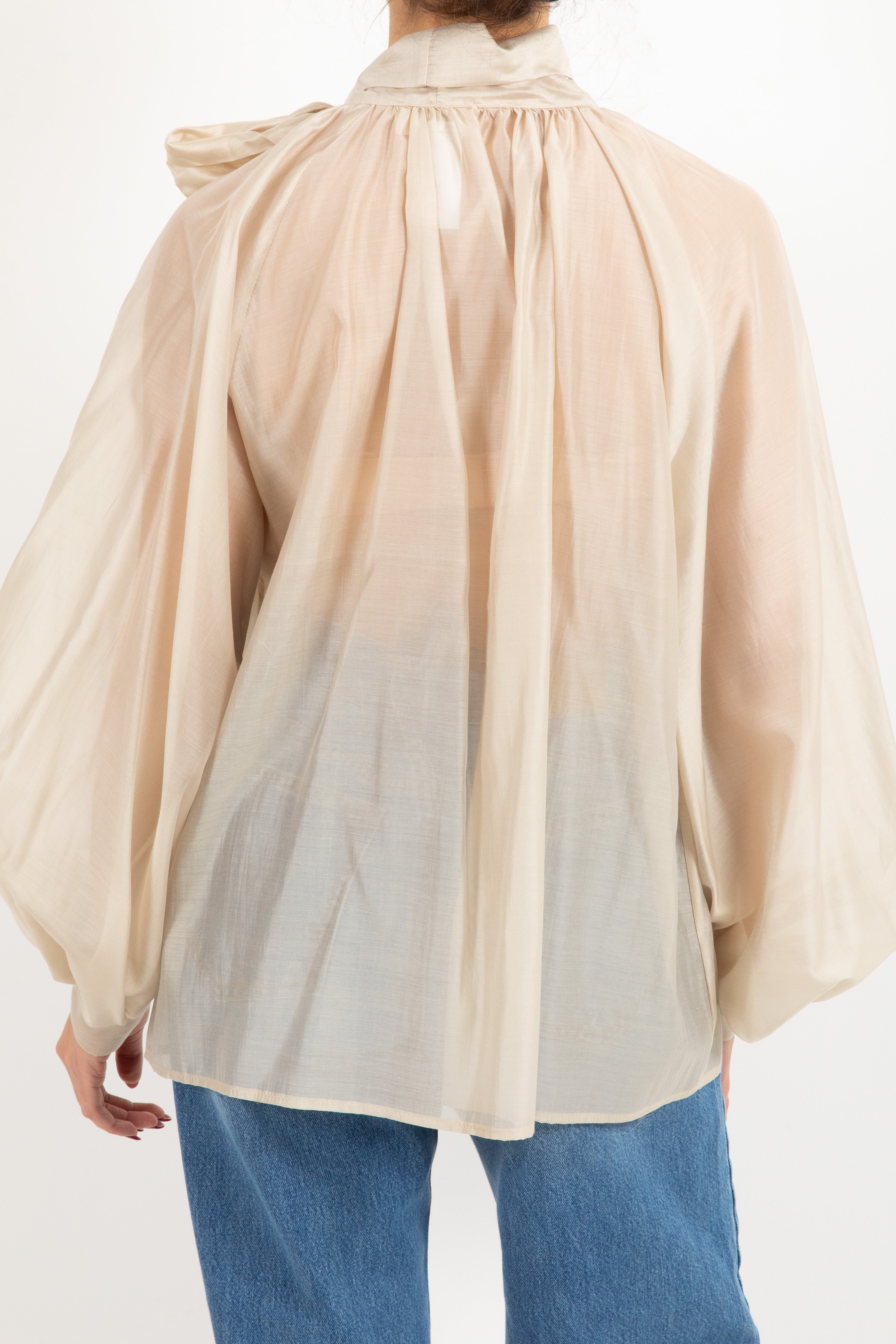 Blusa lyocell con fiocco ViCOLO