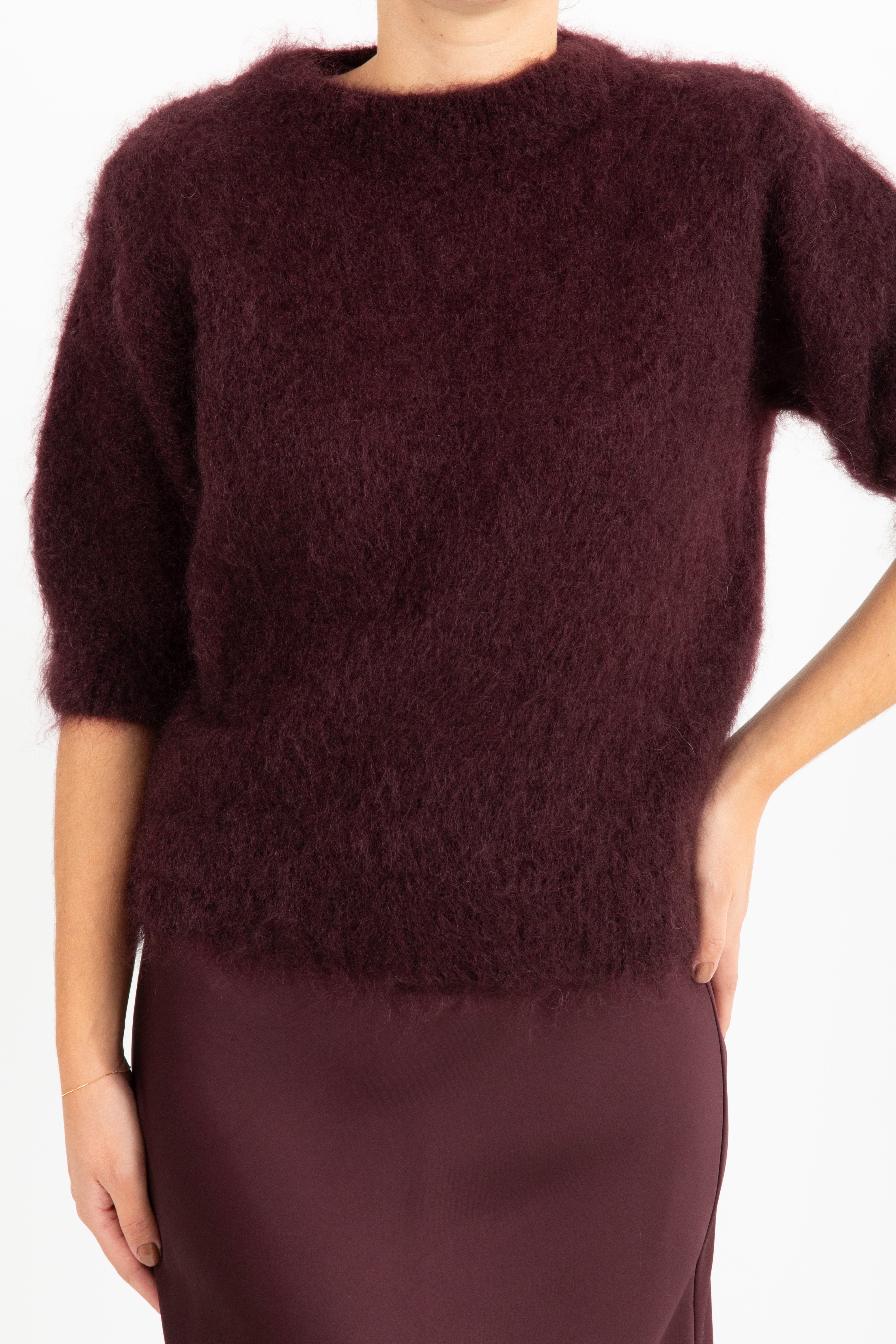 Pull mezza manica mohair Dixie