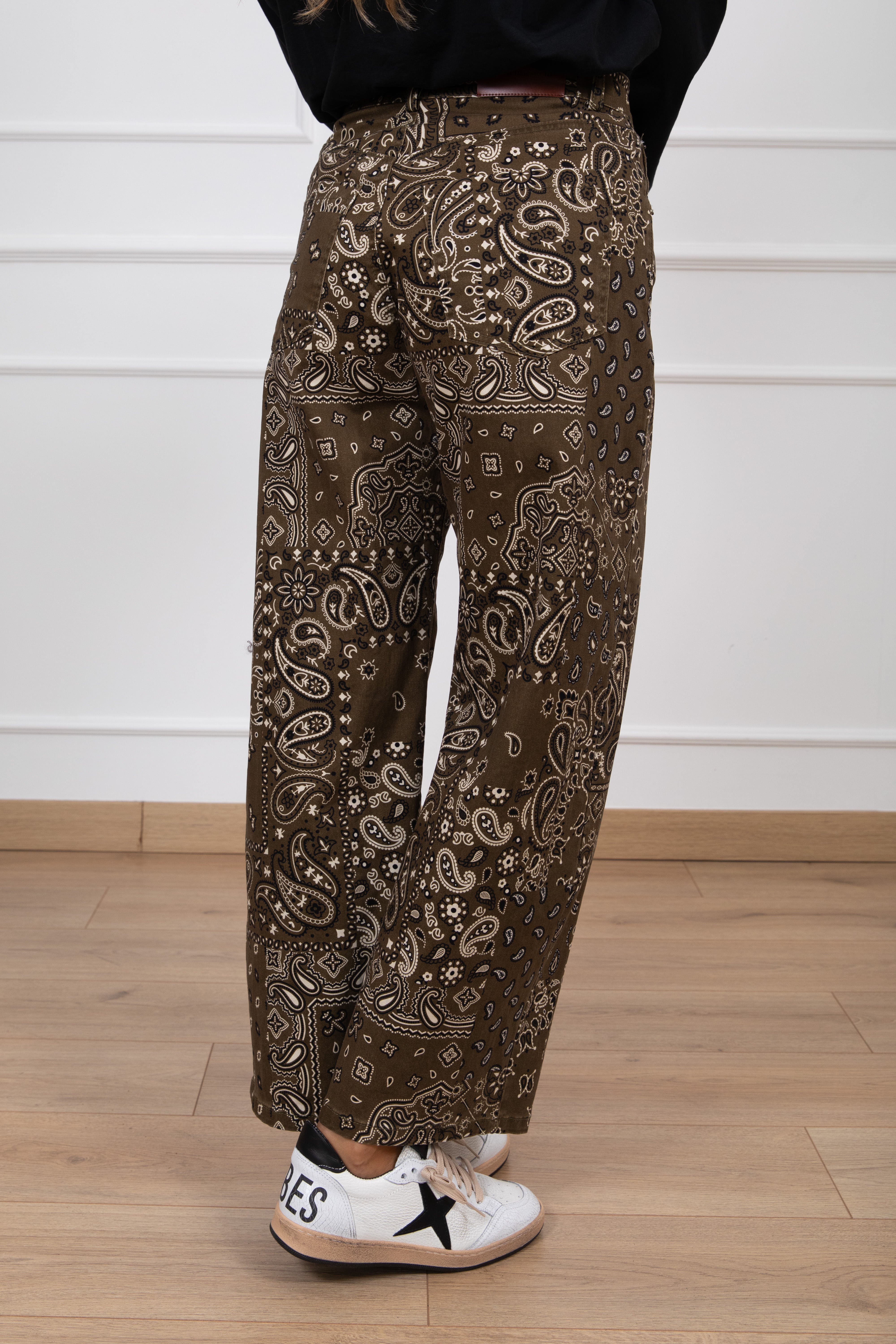 Pantalone 5 tasche fantasia bandana Tensione IN