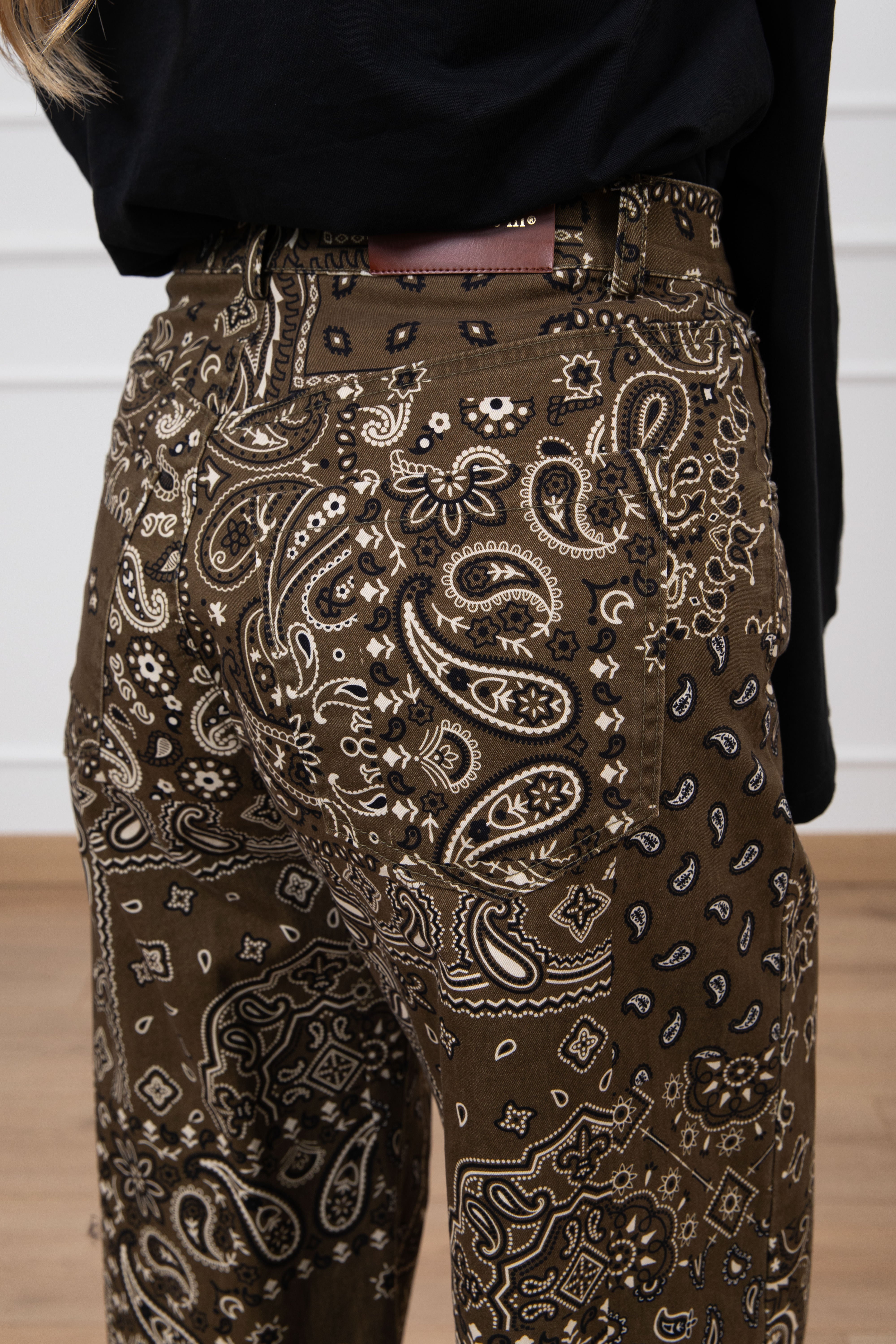 Pantalone 5 tasche fantasia bandana Tensione IN
