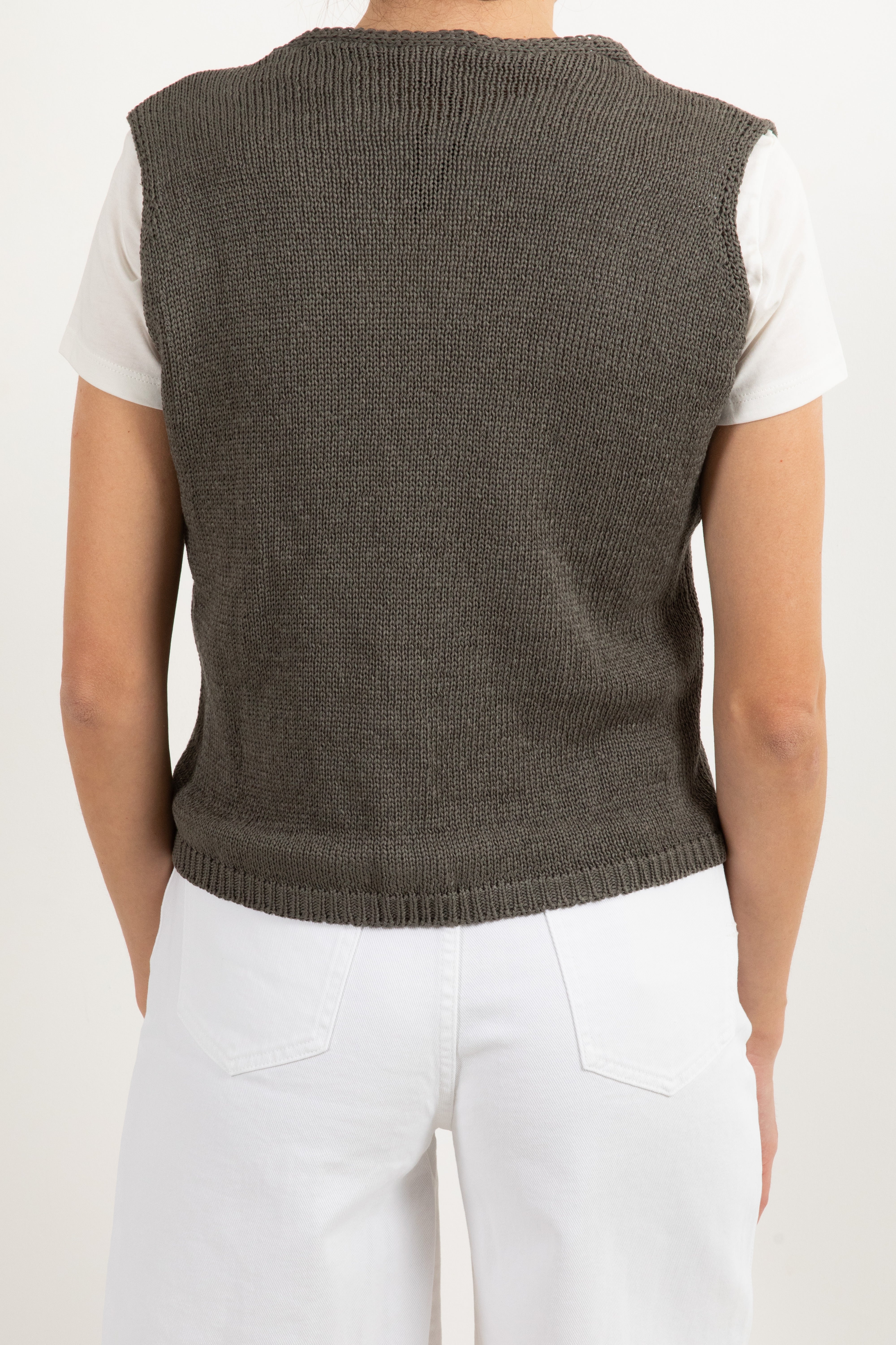 Gilet in maglia 2 bottoni ViCOLO
