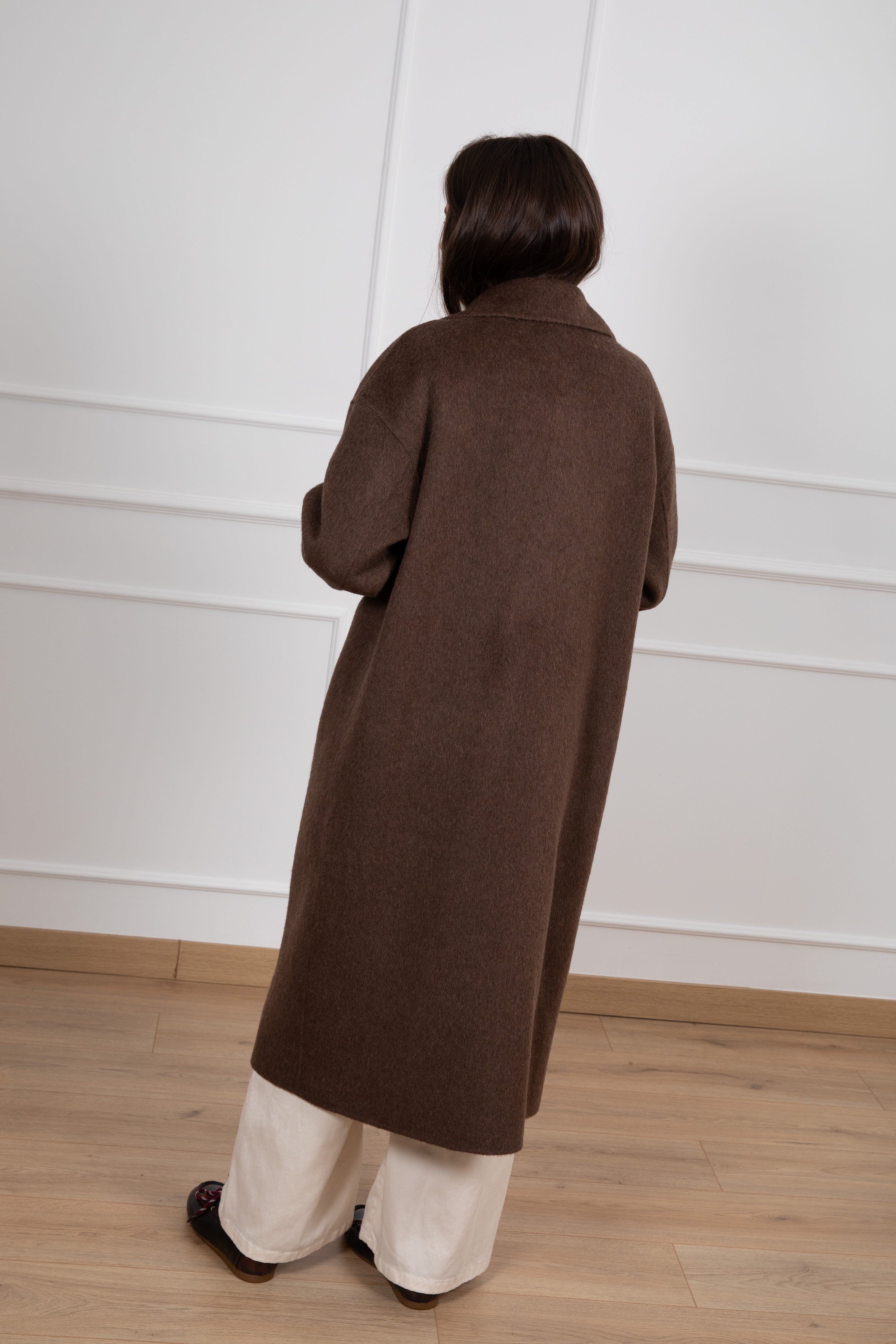 Cappotto lungo handmade 4 bottoni Dixie