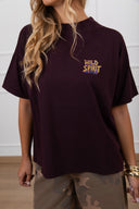 T-shirt over-size "Wild spirit" sul retro ViCOLO
