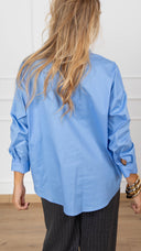 Camicia over-size con taschino Haveone