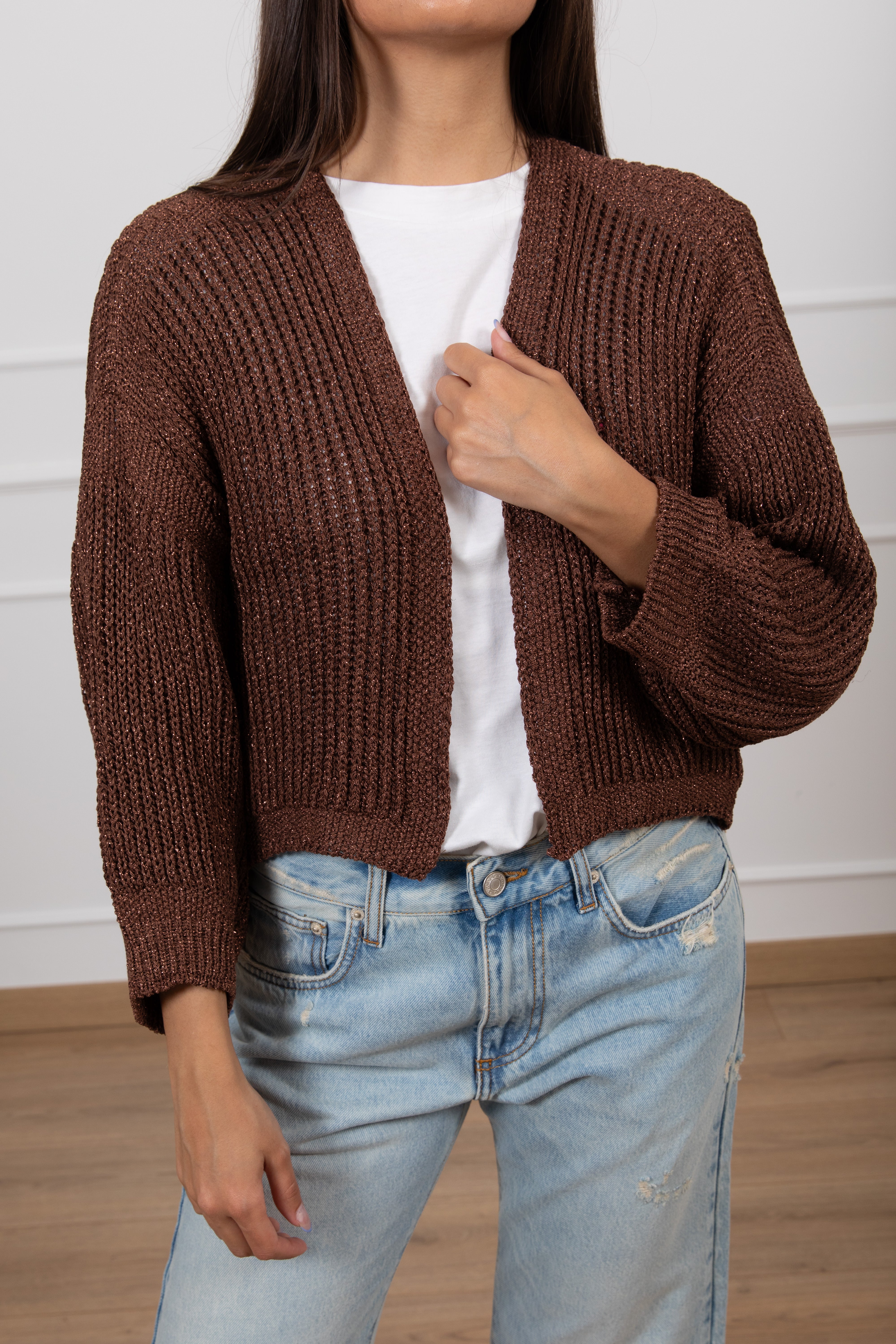 Cardigan lurex ViCOLO