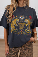 T-shirt over-size "Your fearless heart" ViCOLO