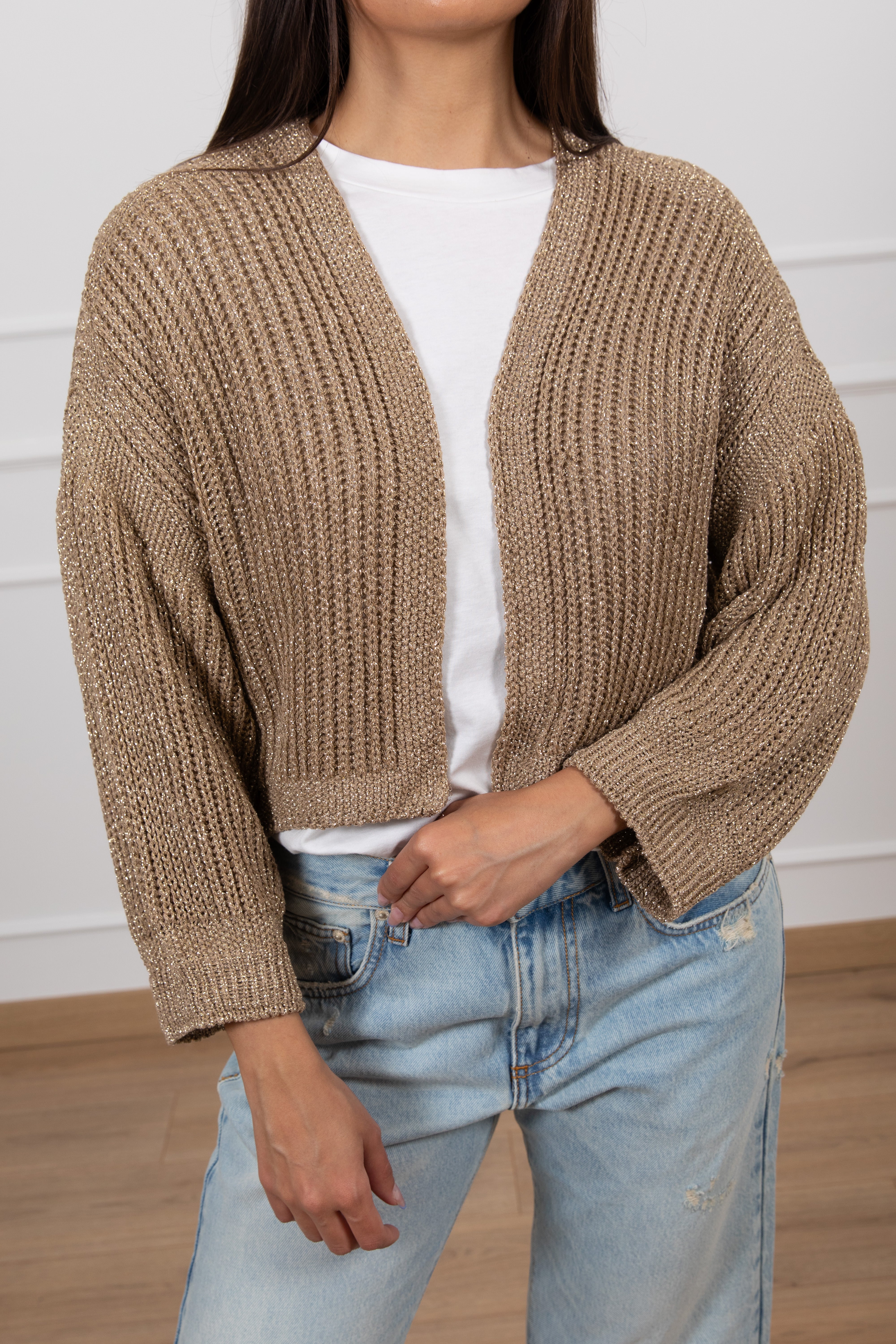 Cardigan lurex ViCOLO