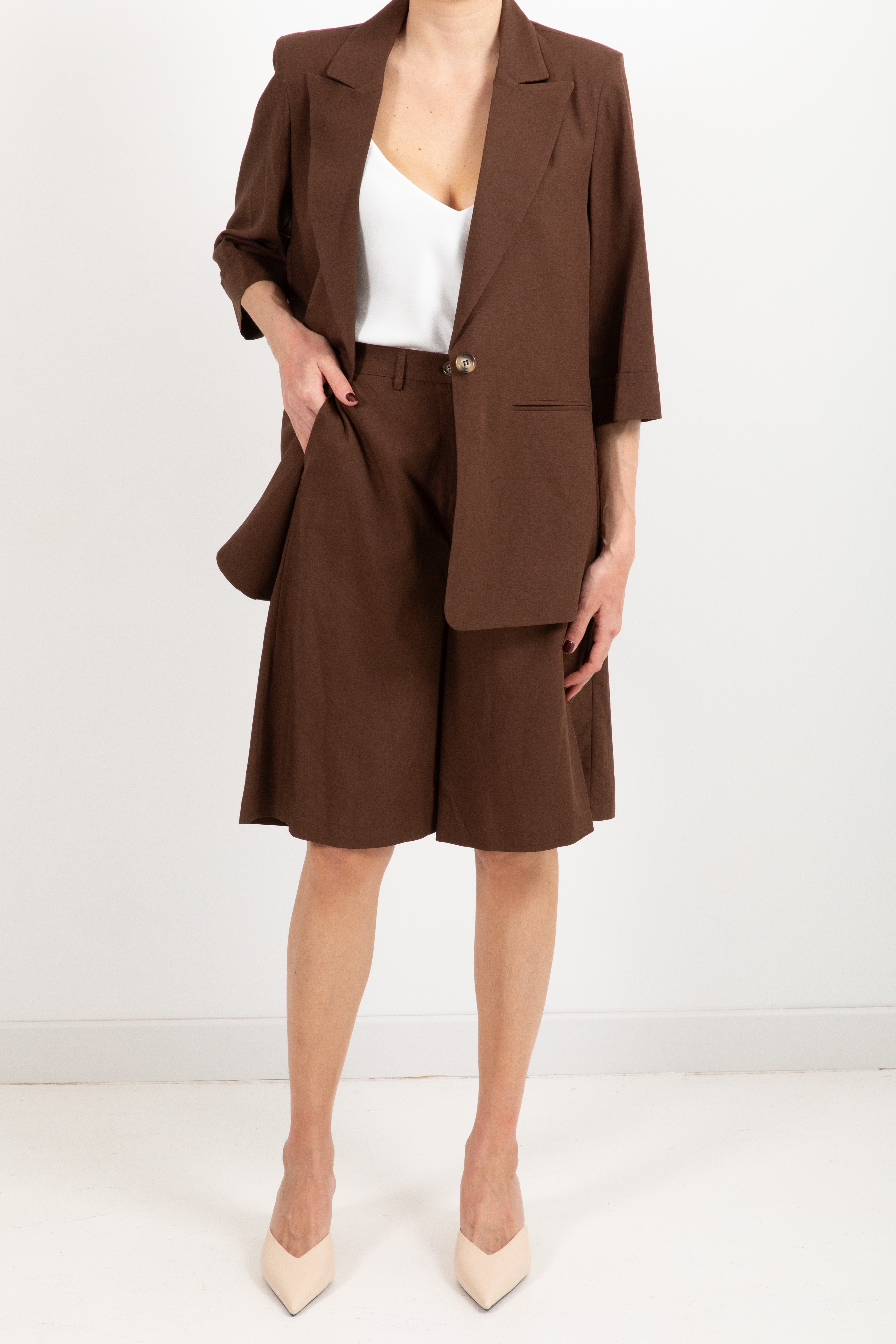 Coordinato giacca manica 3/4 e bermuda Susy Mix