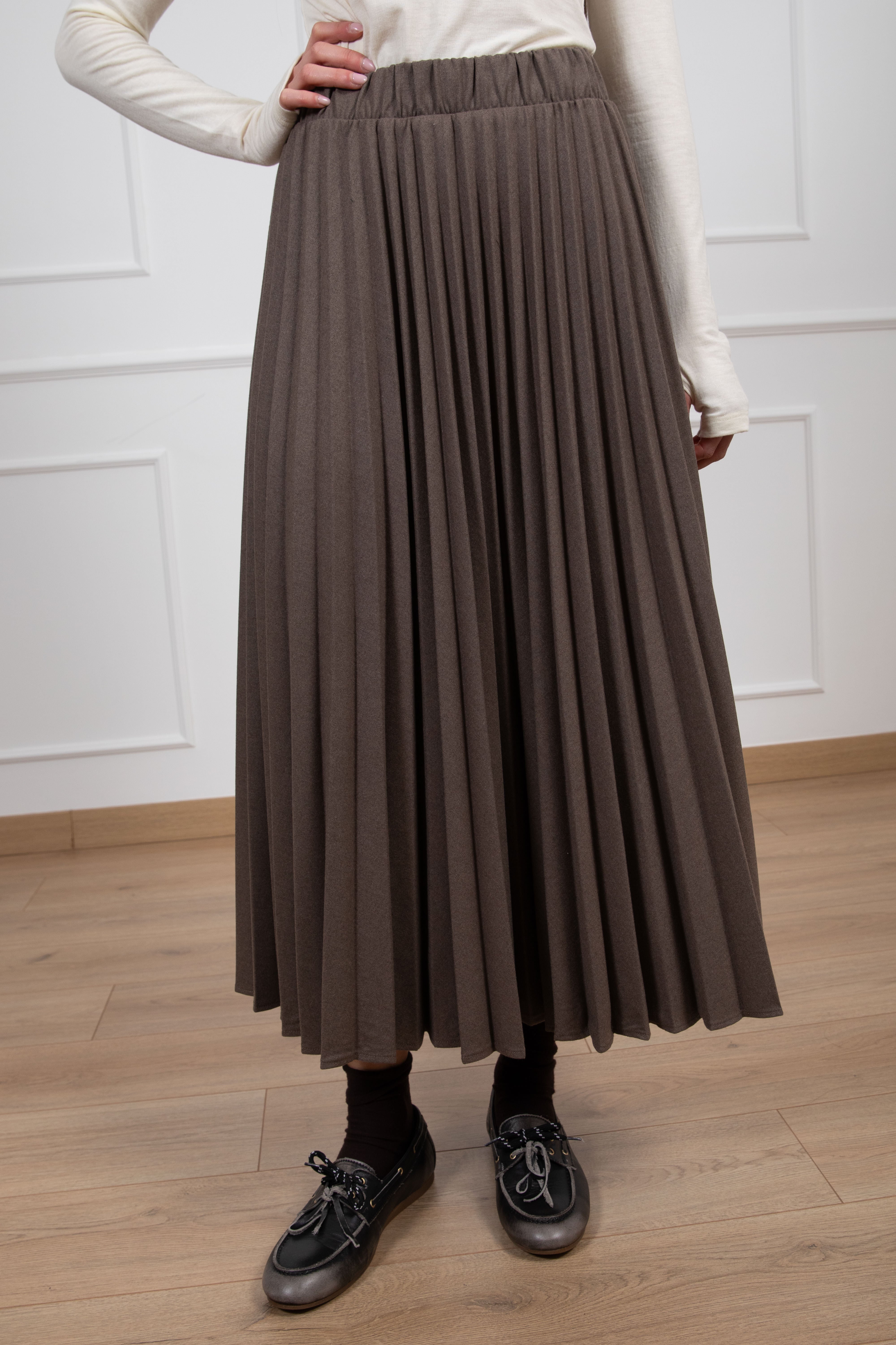 Gonna plissettata in flanella ViCOLO