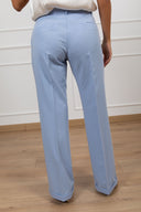 Tailleur giacca mono-bottone e pantalone con risvolto Susy Mix