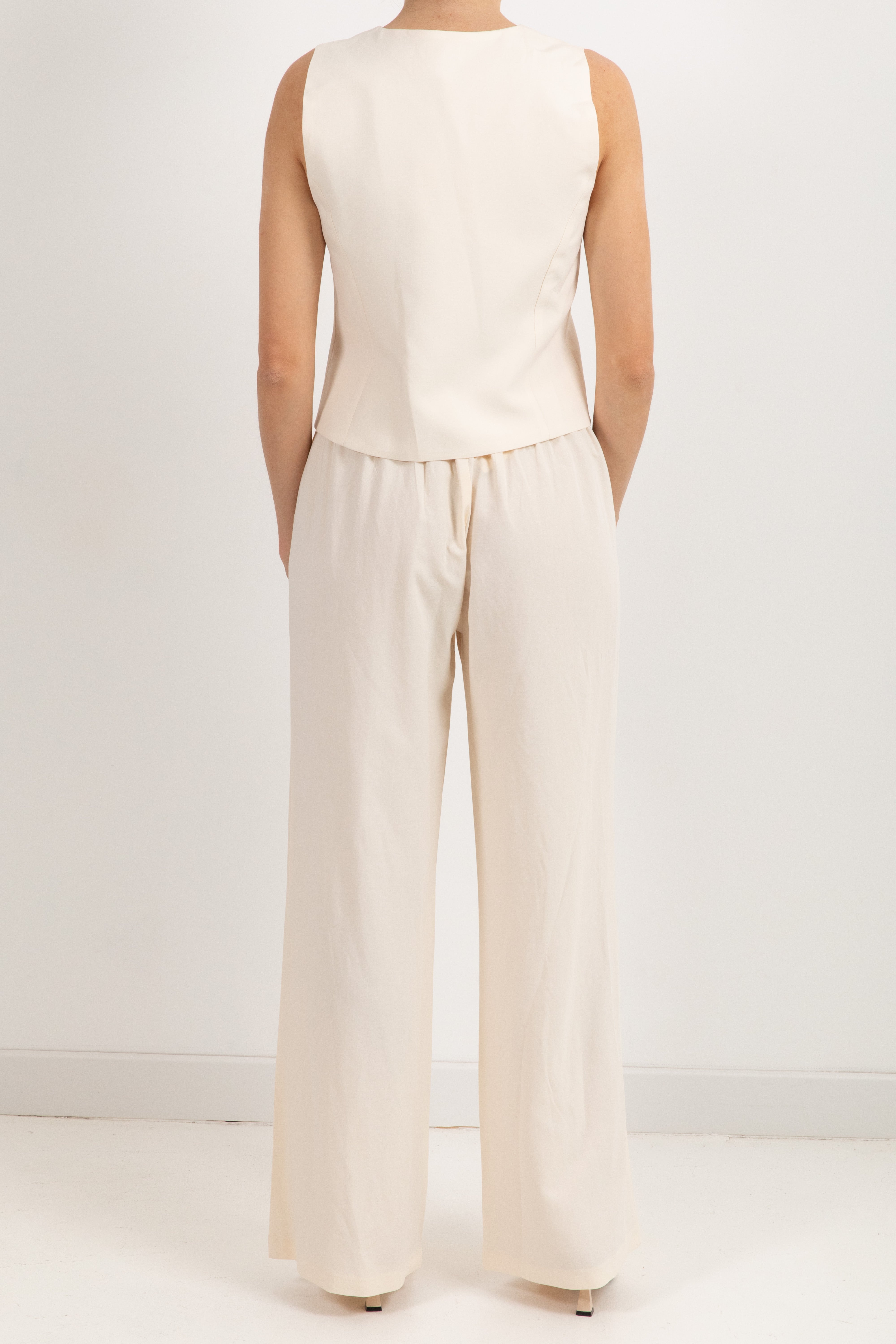 Coordinato gilet e pantalone in viscosa Susy Mix