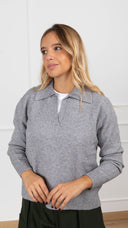 Polo in maglia variante grigio Susy Mix