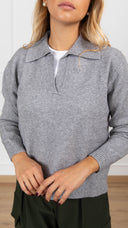 Polo in maglia variante grigio Susy Mix