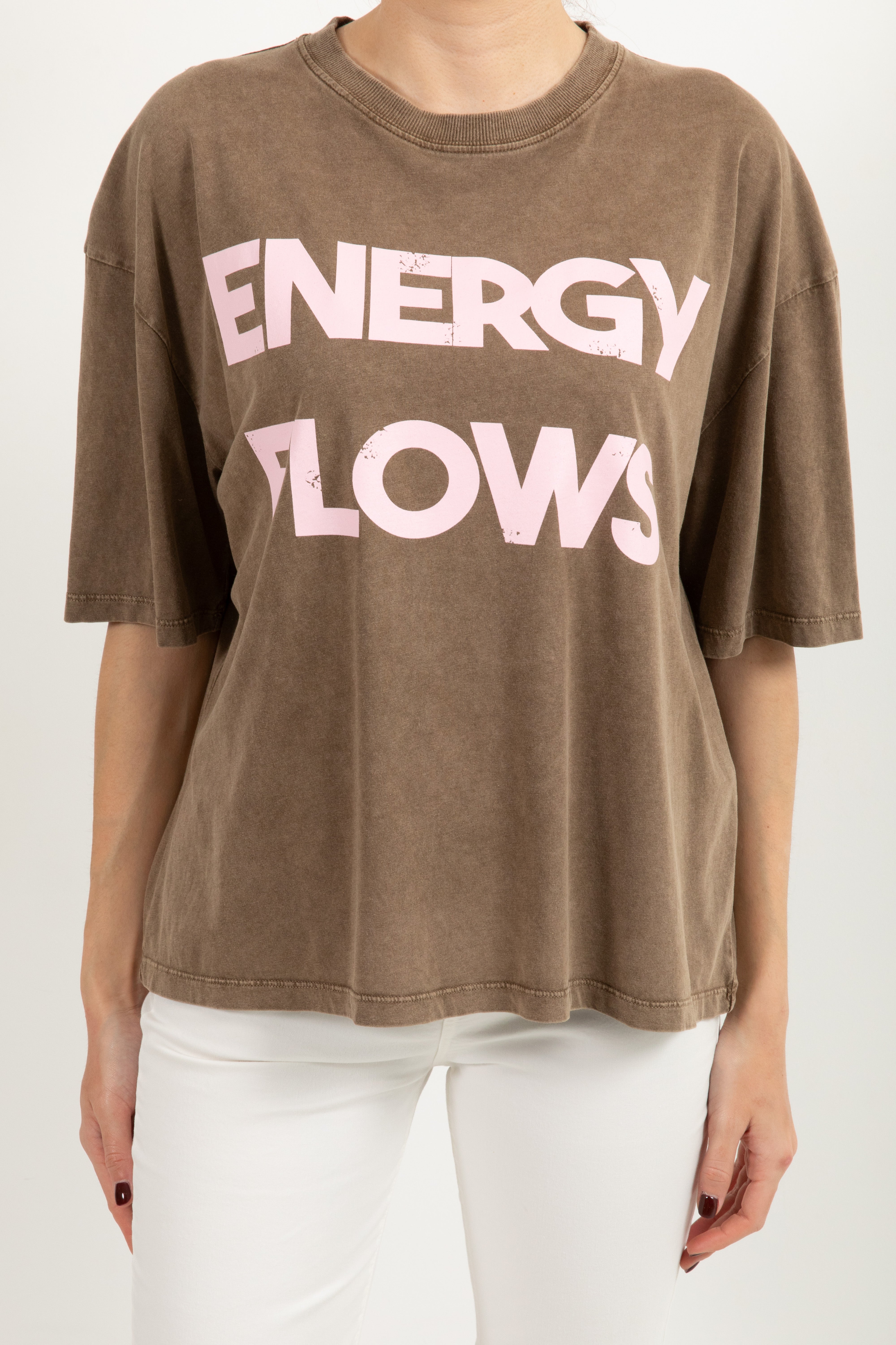 T-shirt oversize "Energy Flows" Dixie
