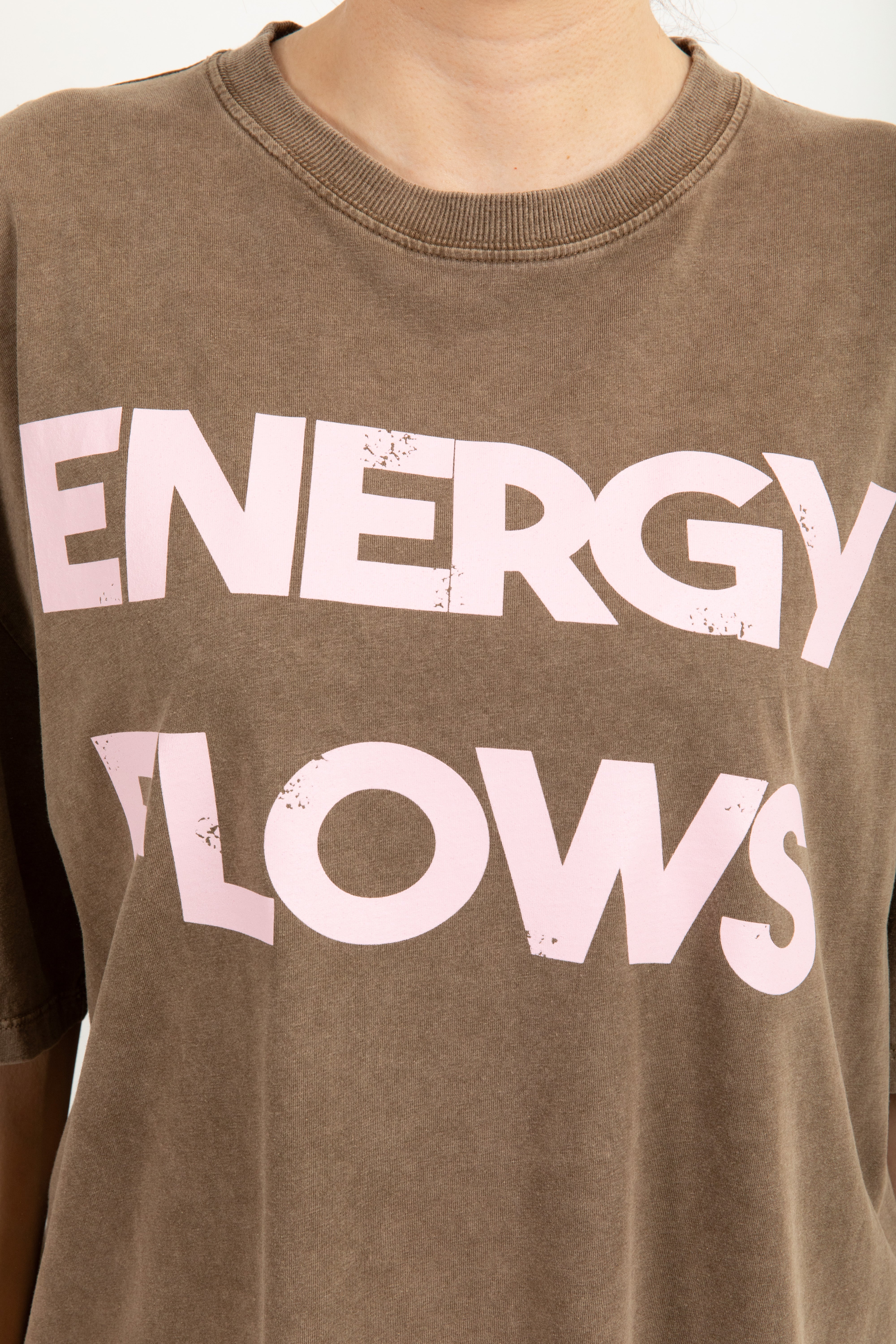 T-shirt oversize "Energy Flows" Dixie