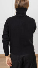 Giacca in maglia con zip variante nero Susy Mix
