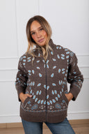 Maglia fantasia bandana con zip Tensione IN