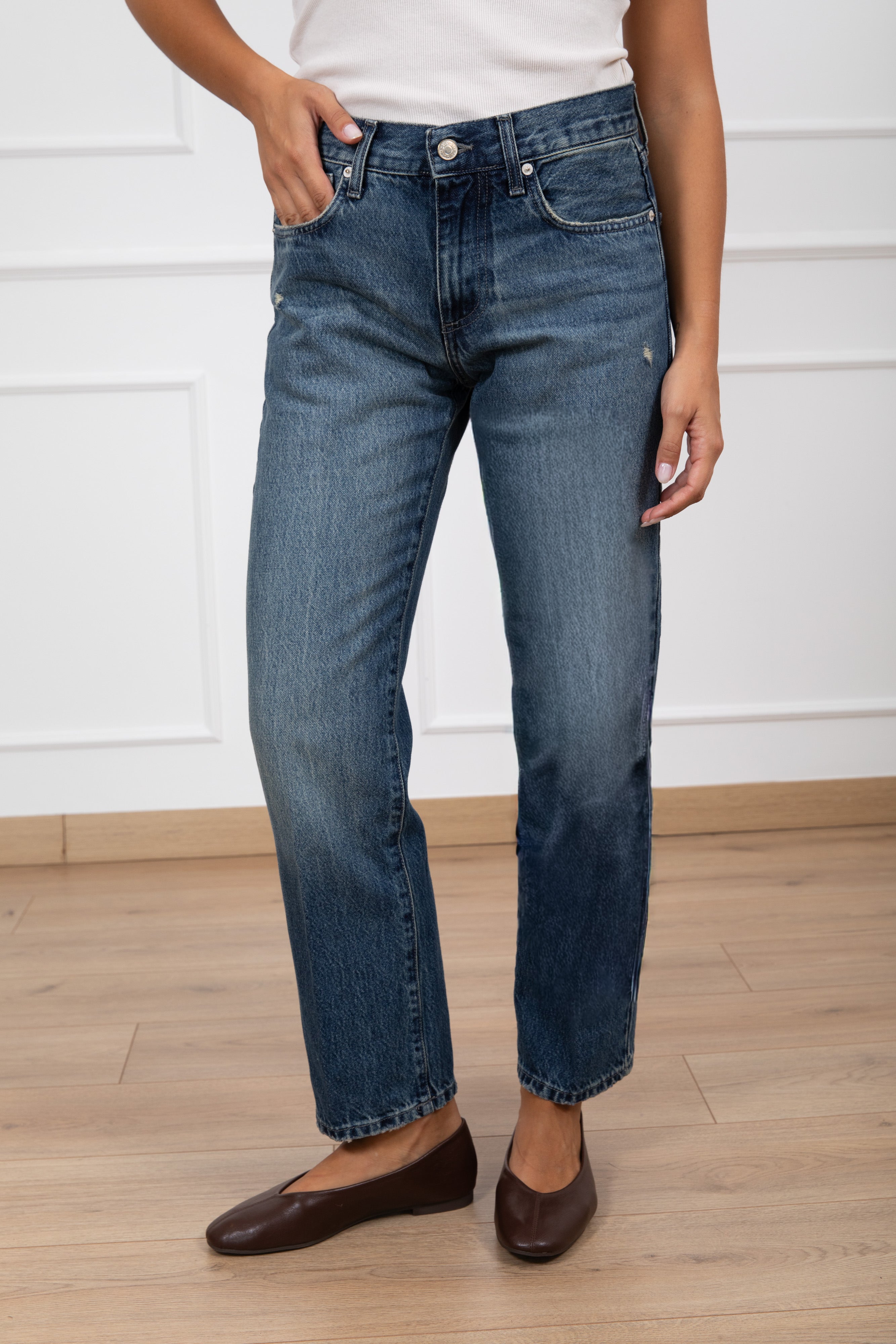 Jeans Zeke relaxed-fit lavaggio blu ViCOLO