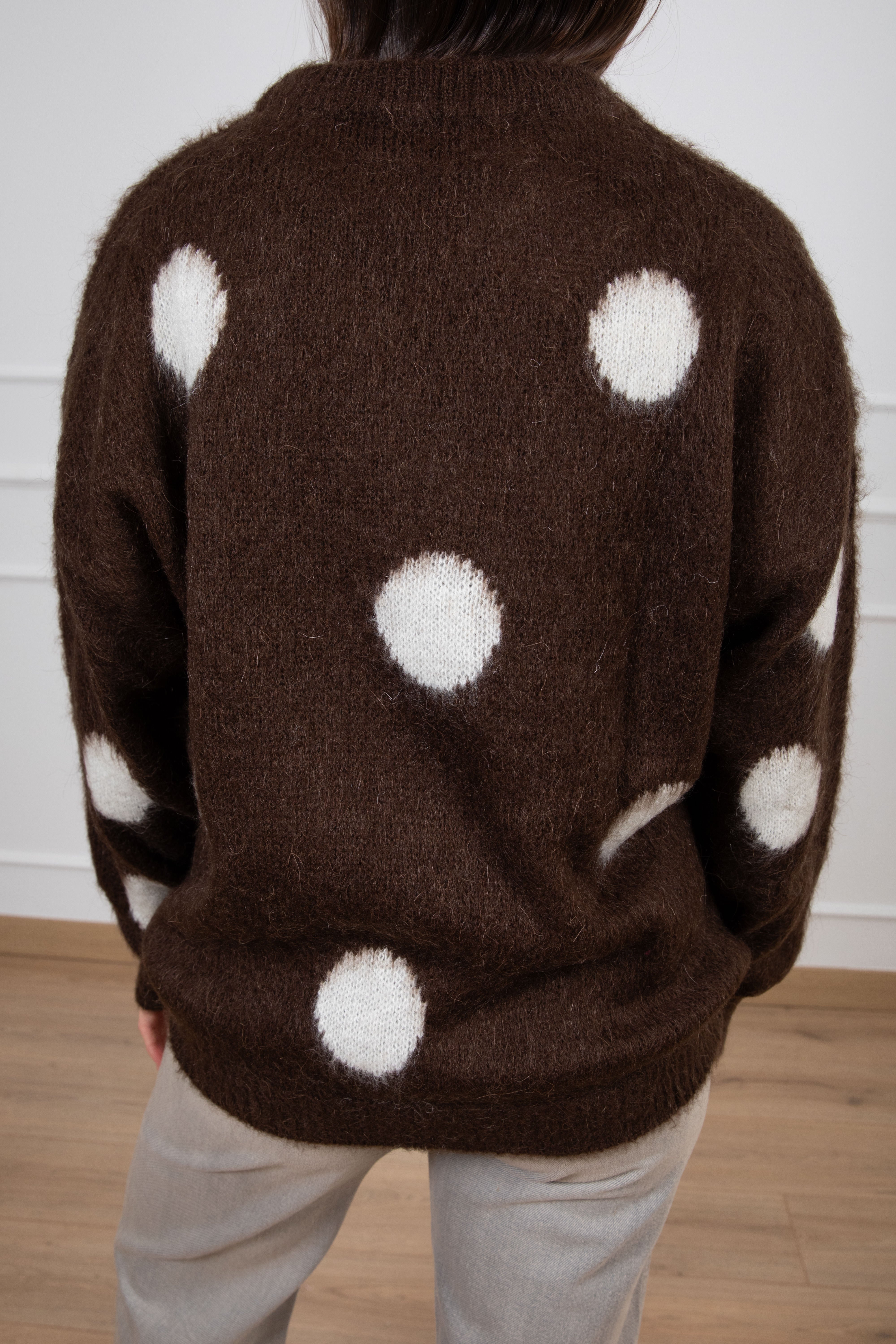 Pull a pois in mohair ViCOLO
