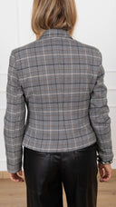 Giacca cropped principe di galles Tensione IN
