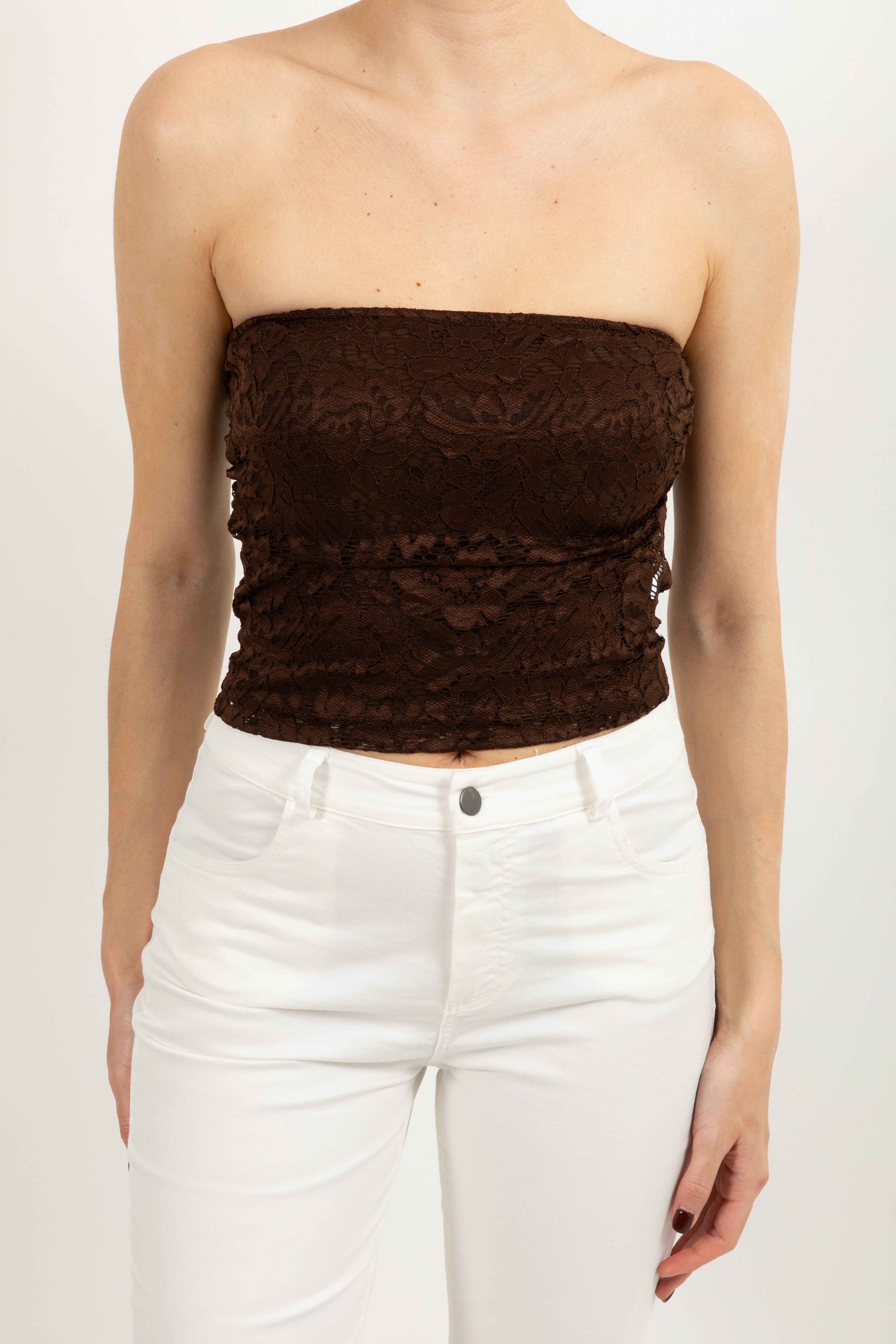 Top a fascia in pizzo Susy Mix