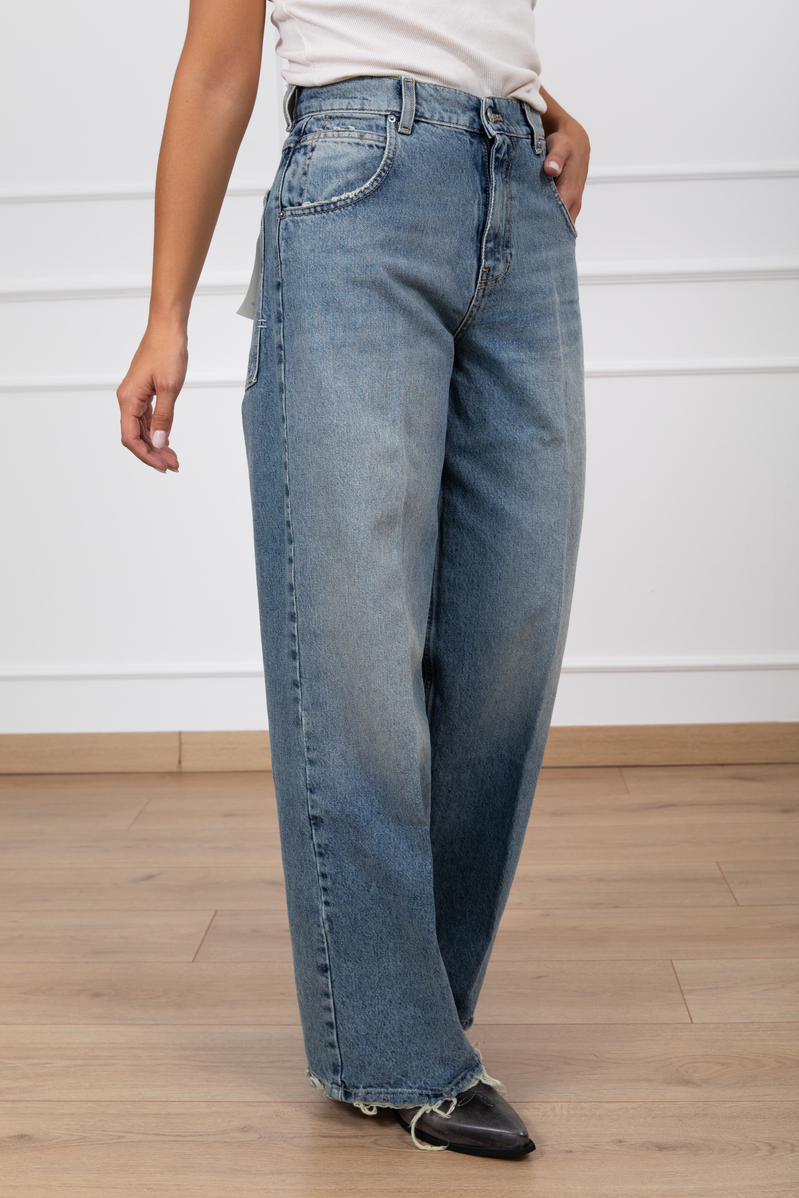 Jeans Mia baggy-fit vintage ViCOLO
