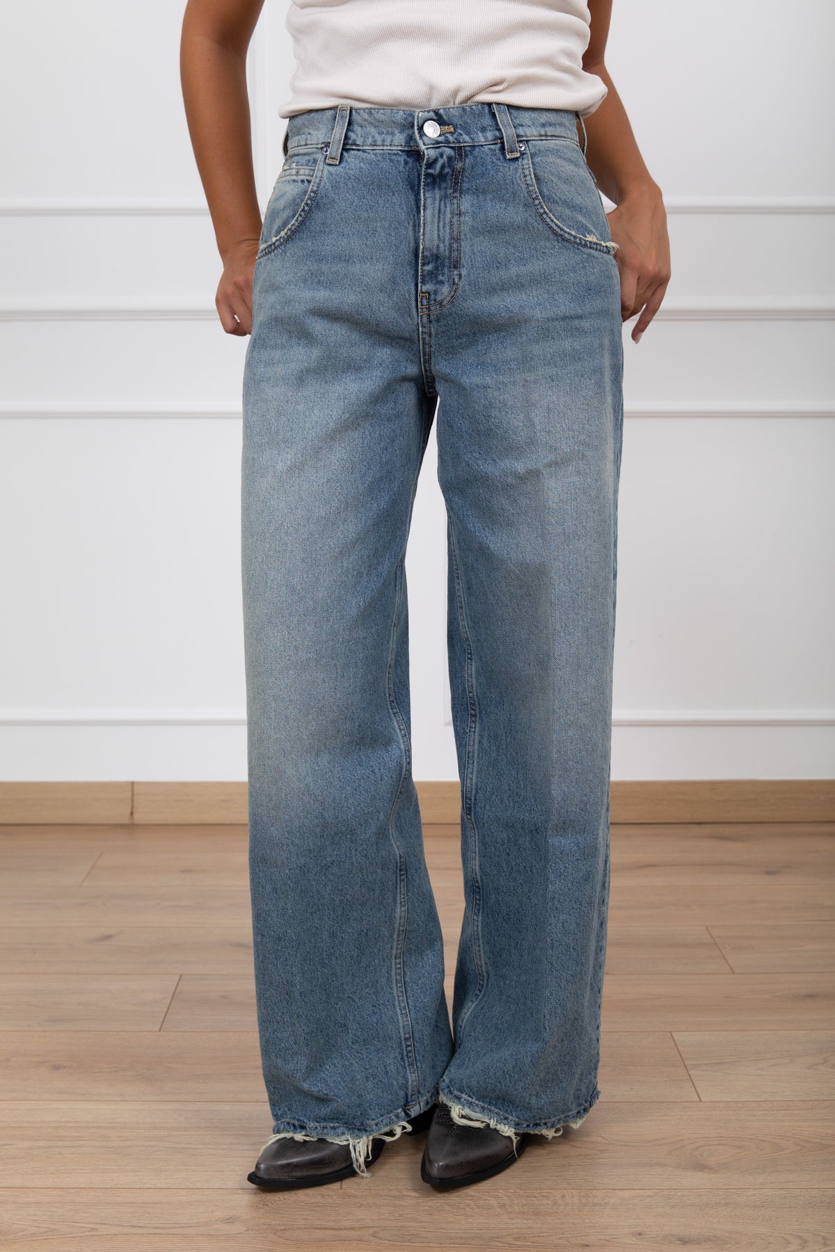 Jeans Mia baggy-fit vintage ViCOLO