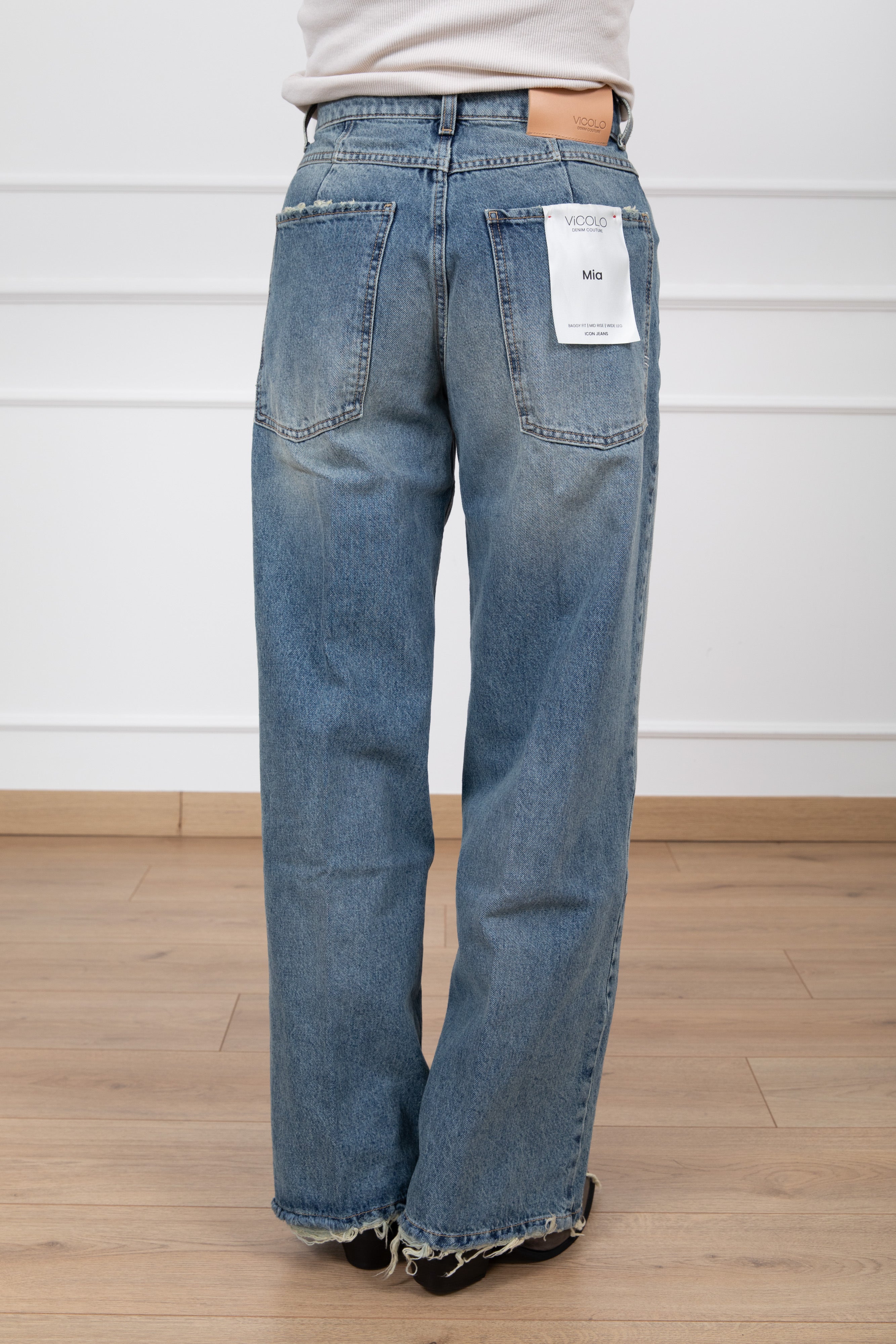 Jeans Mia baggy-fit vintage ViCOLO