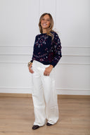 Jeans Mia color baggy-fit variante burro ViCOLO