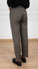 Pantalone sigaretta motivo pied de poule Haveone