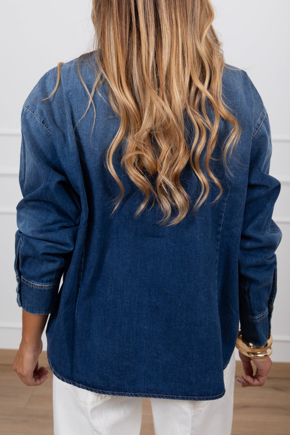 Camicia over-size in jeans ViCOLO