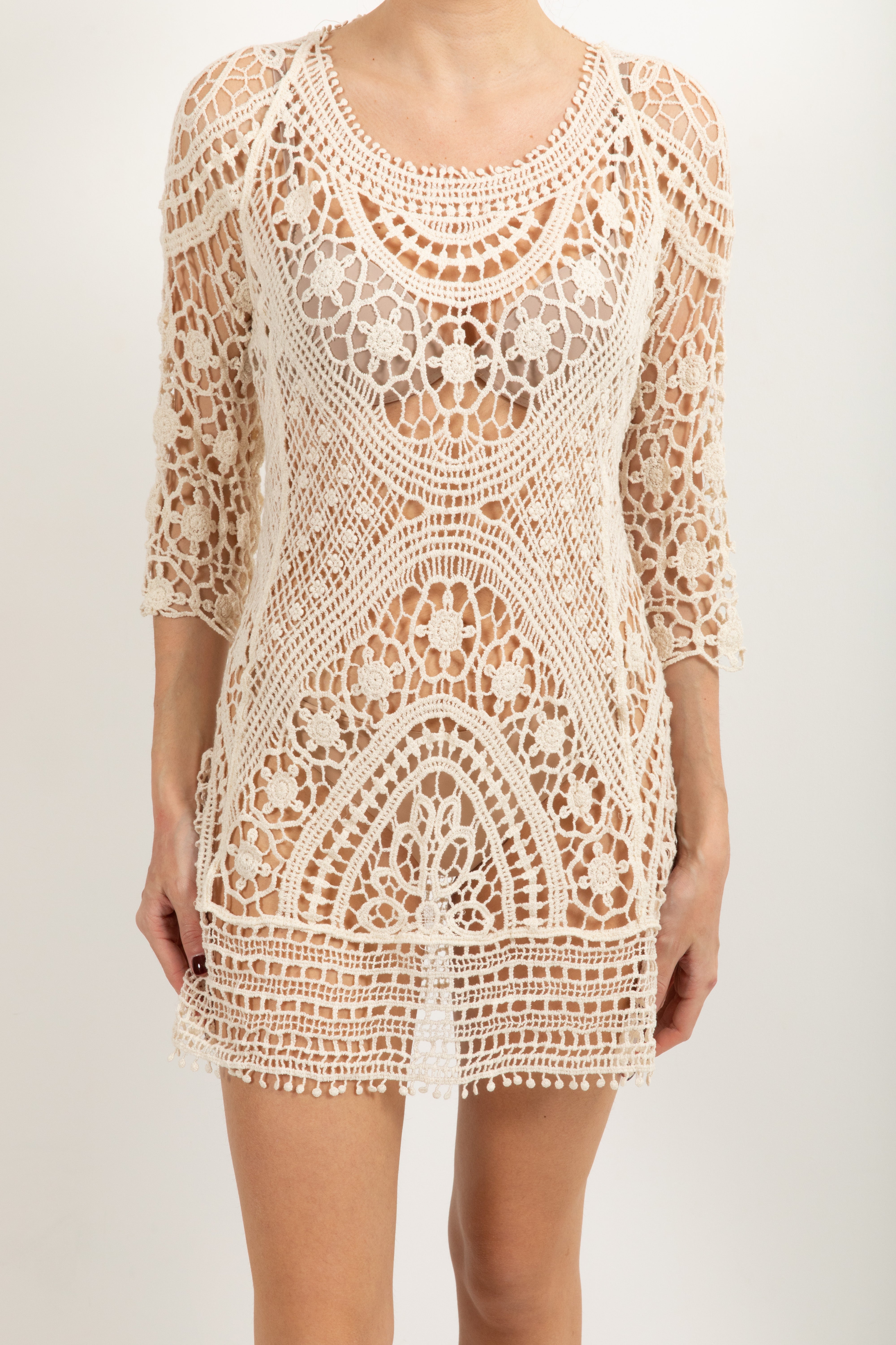 Mini-abito crochet Susy Mix