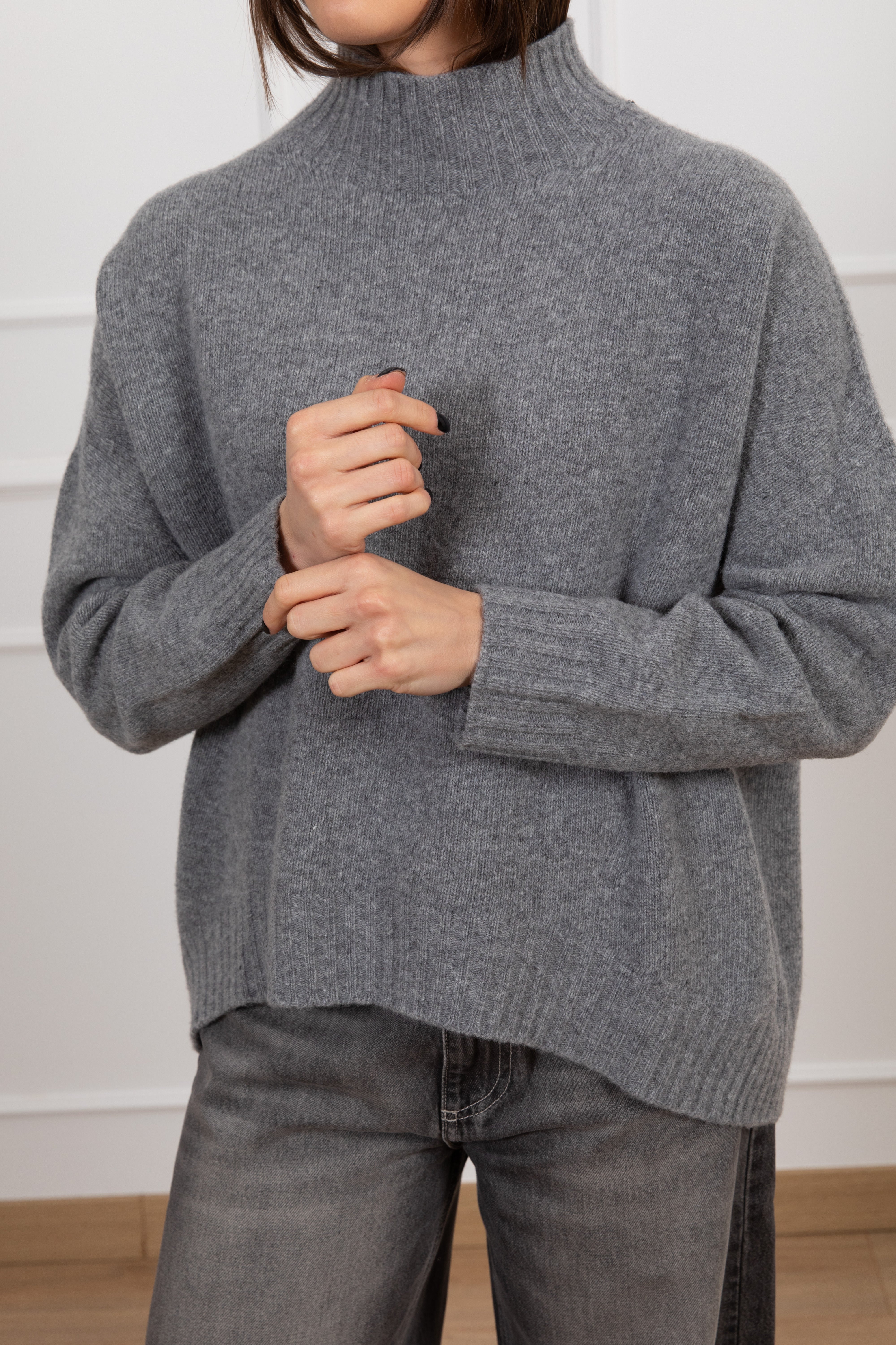 Pull mezzo-collo 100% lana Susy Mix