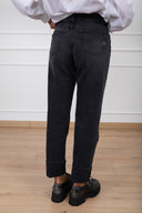 Jeans Maggie mom-fit lavaggio nero ViCOLO