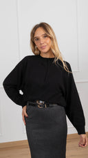 Maglia serafino variante nero ViCOLO