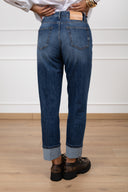 Jeans Maggie mom-fit lavaggio blu ViCOLO