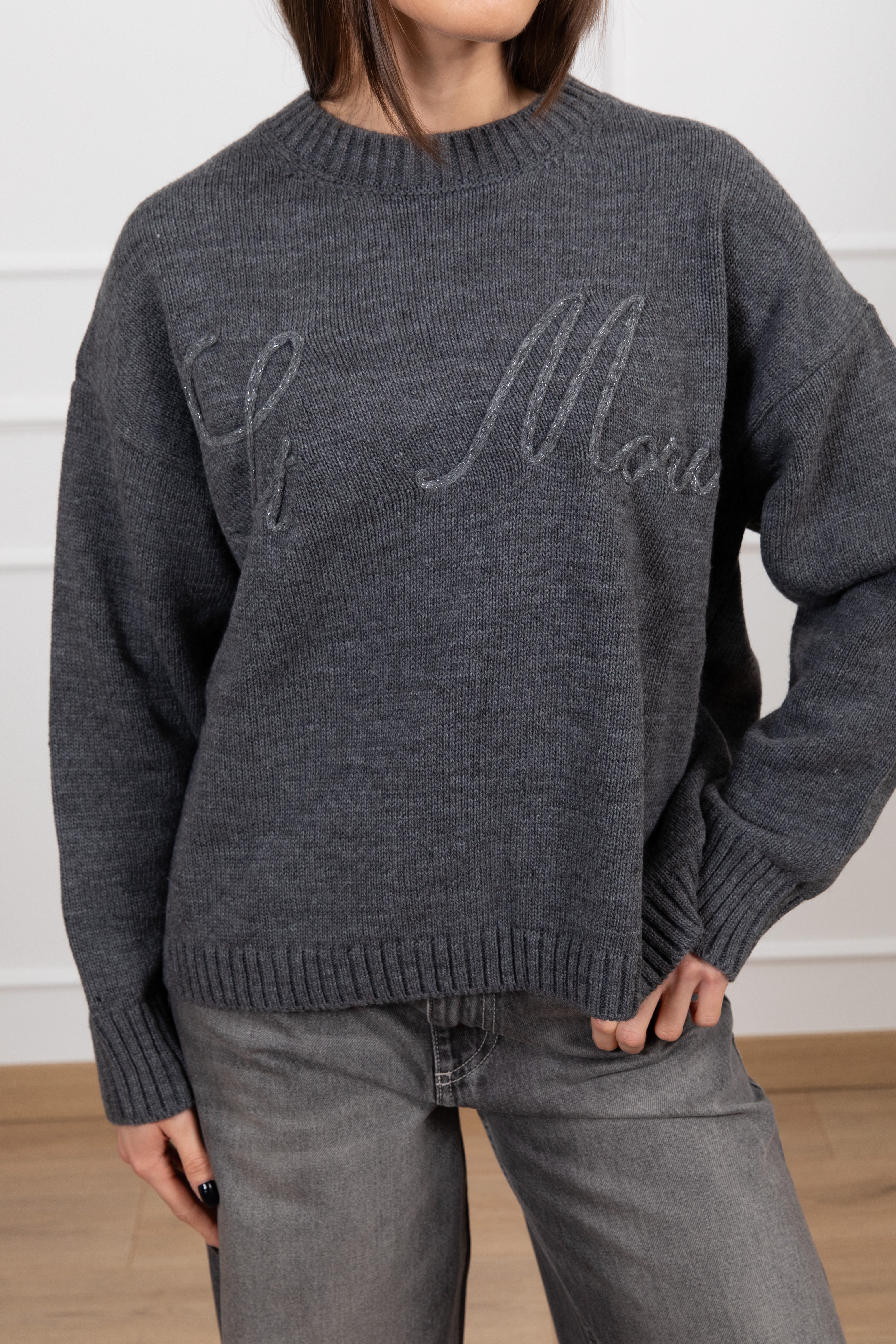 Pull "St. Moritz" tinta unita Tensione IN