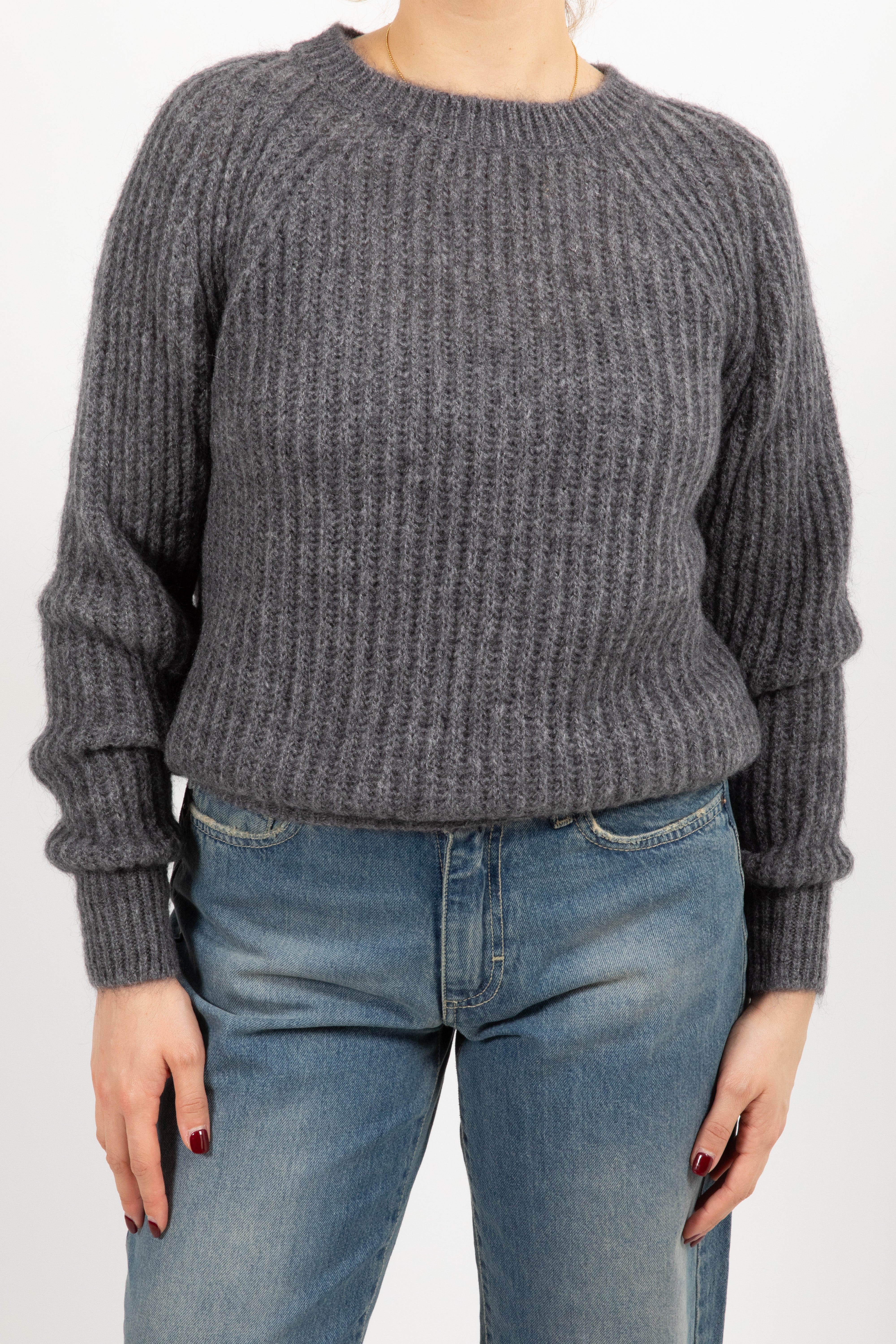 Pull girocollo in mohair ViCOLO