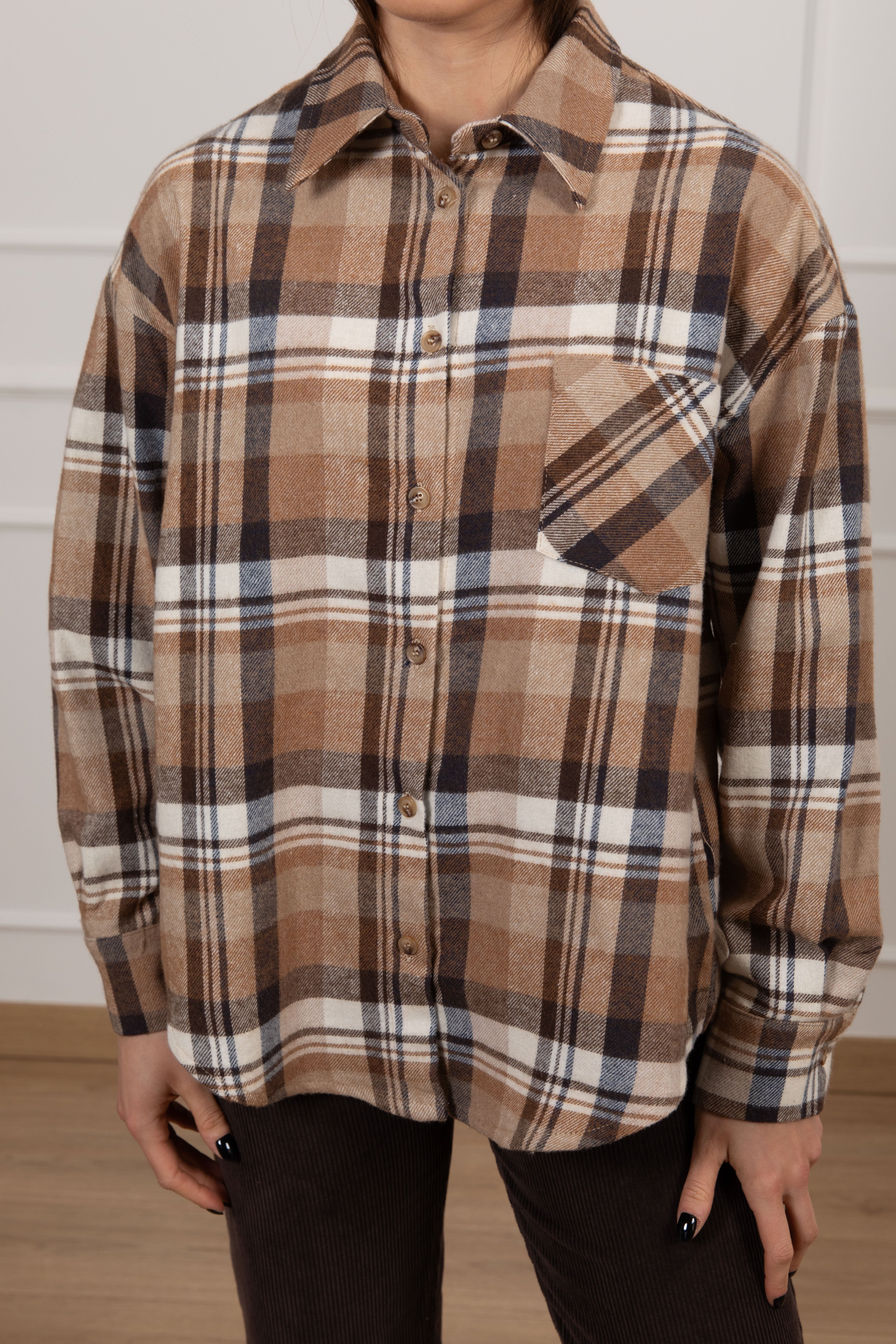 Camicia check in flanella Tensione IN