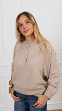 Maglia serafino variante beige ViCOLO