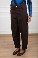 Jeans Laila color relaxed-fit variante moro ViCOLO