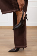Slingback a punta variante moro Divine Follie