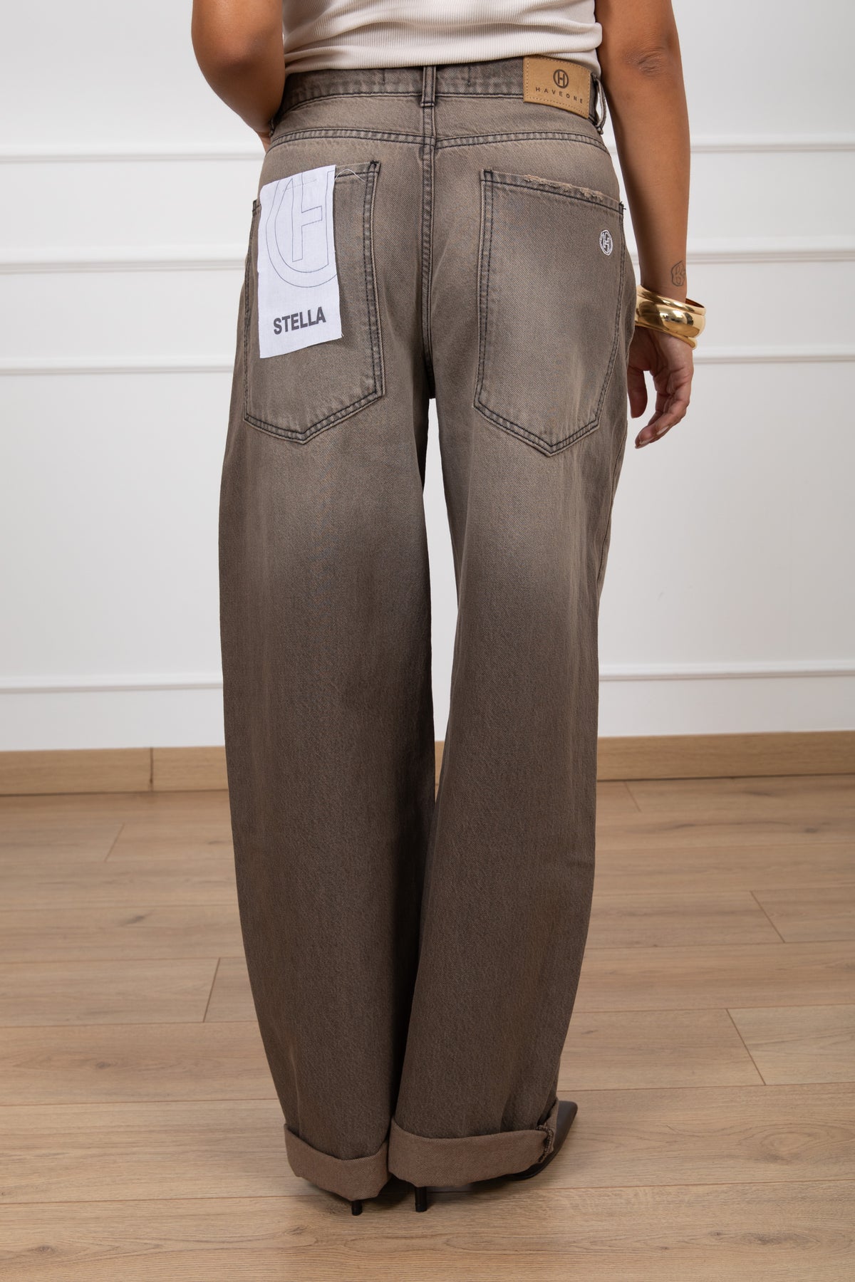 Jeans Stella lavaggio nero Haveone