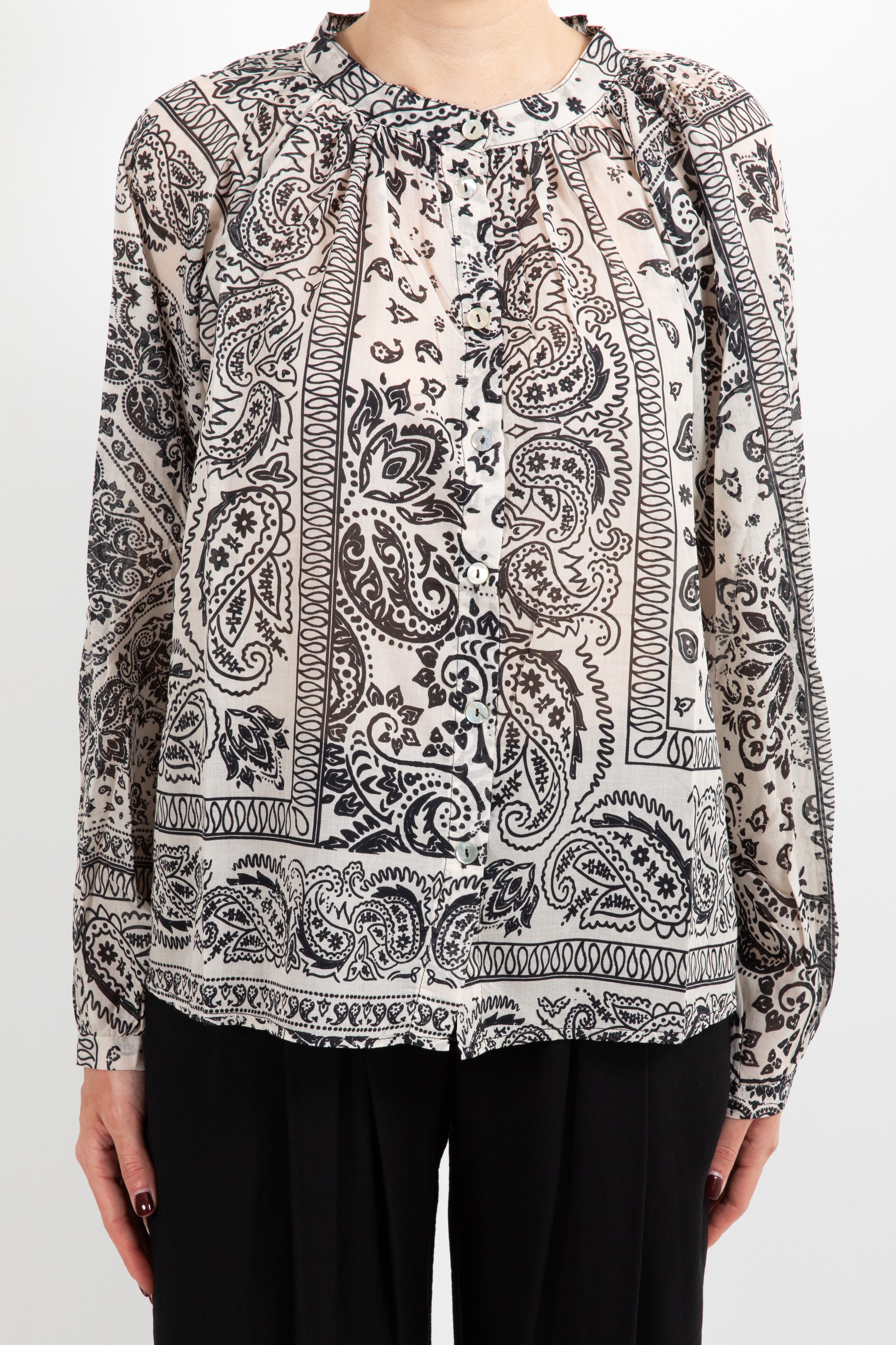 Camicia in cotone fantasia bandana Susy Mix