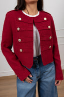 Giacca napoleon in tweed Tensione IN