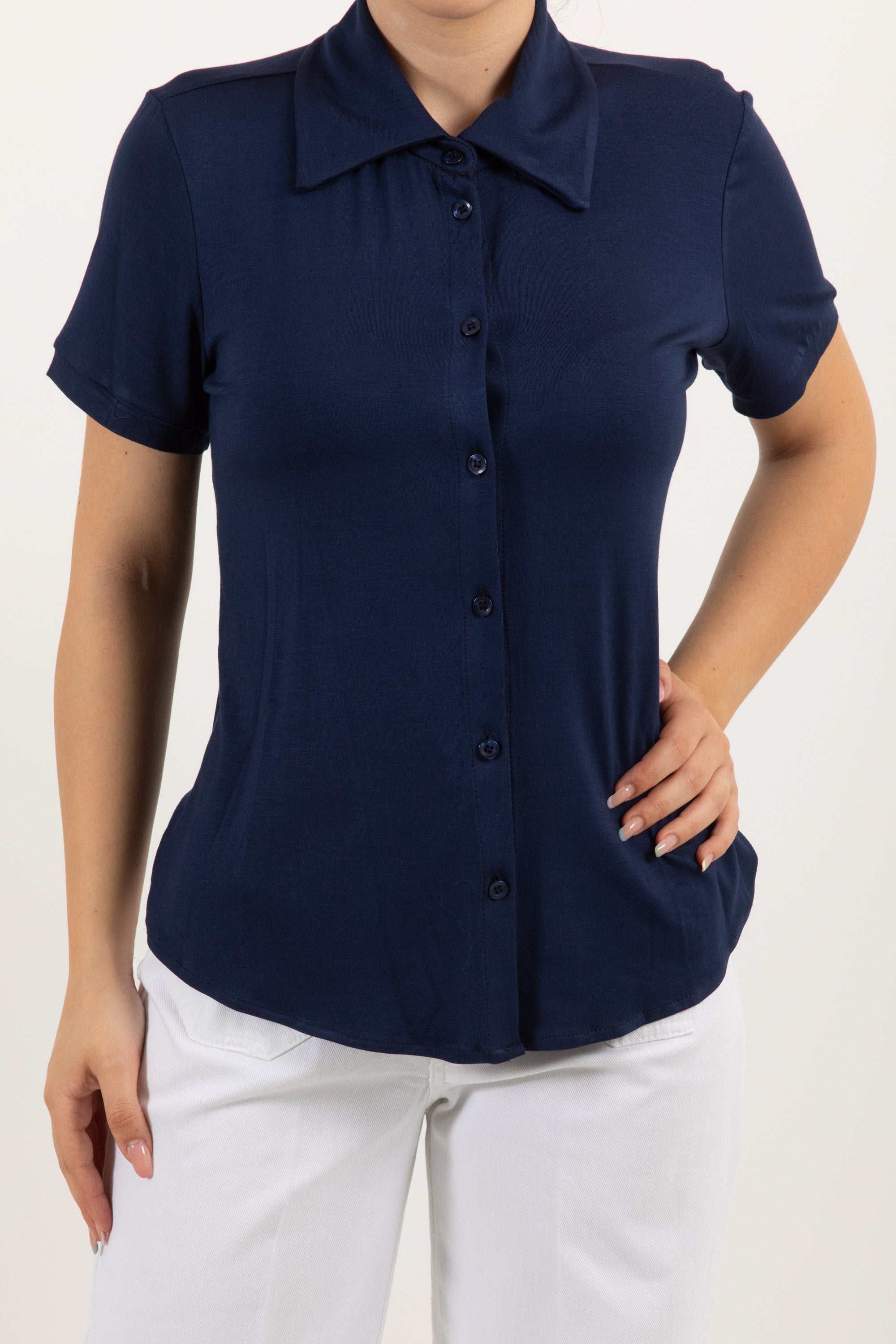 Camicia in jersey manica corta Dixie