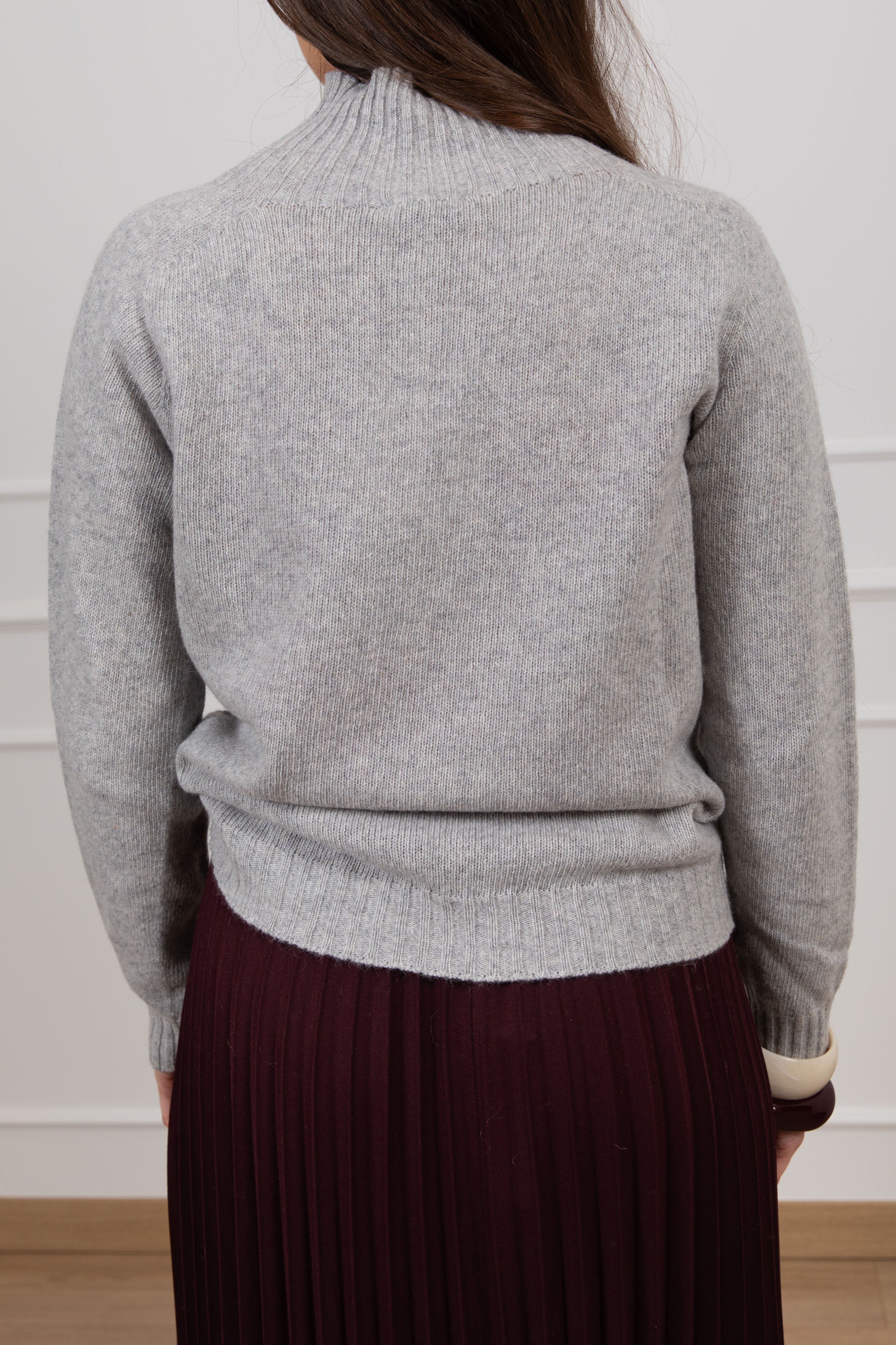 Pull mezzo collo con mini rombi Susy Mix